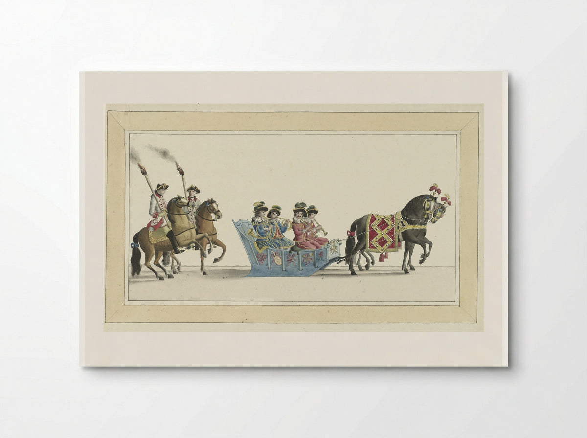 Veertiende slede (Fourteenth Sleigh) - Abraham Delfos - Poster