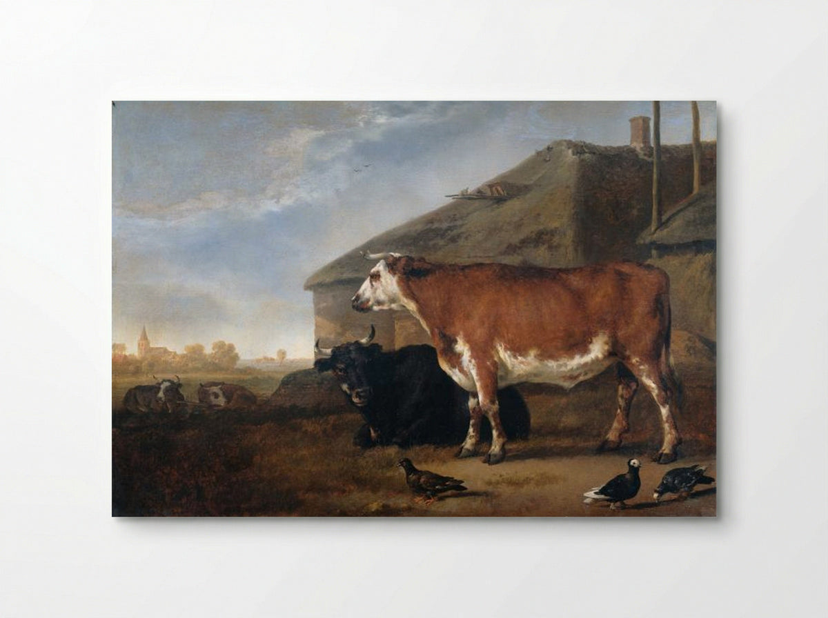 Veestuk (Cattle Piece) - Abraham van Calraet - Poster