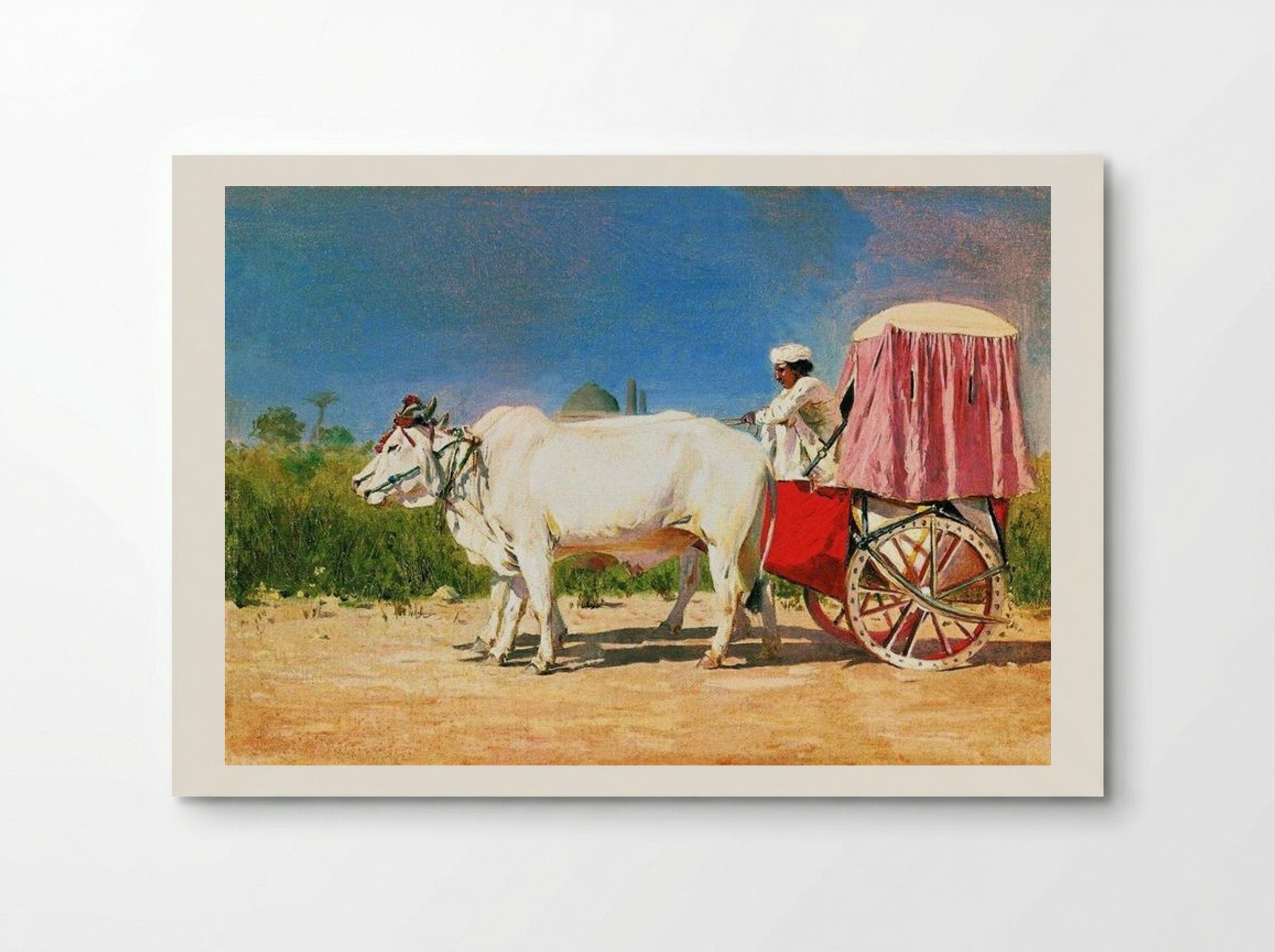 Vehicle in Delhi - Vasily Vereshchagin - Poster