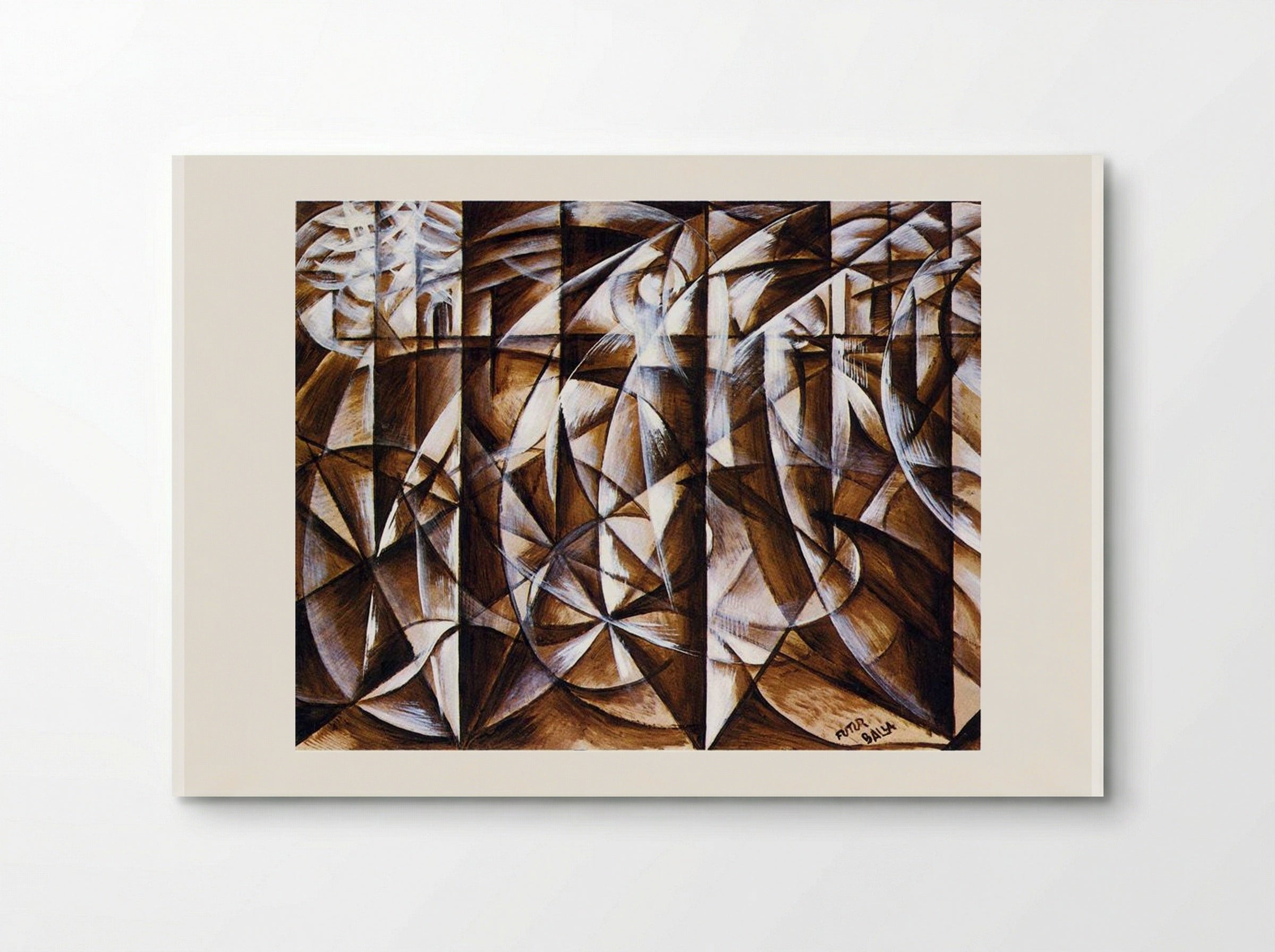 Velocity of Cars and Light - Giacomo Balla - Poster
