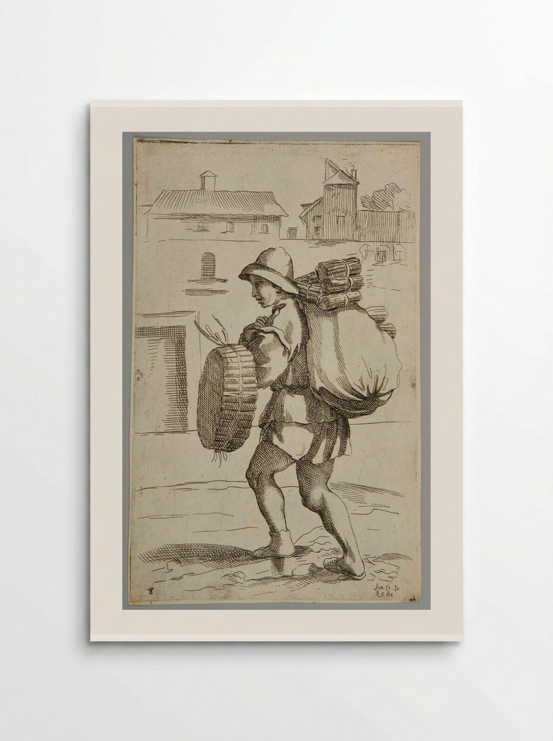 Vende Solfaroli, plate 9 - Simon Guillain - Poster