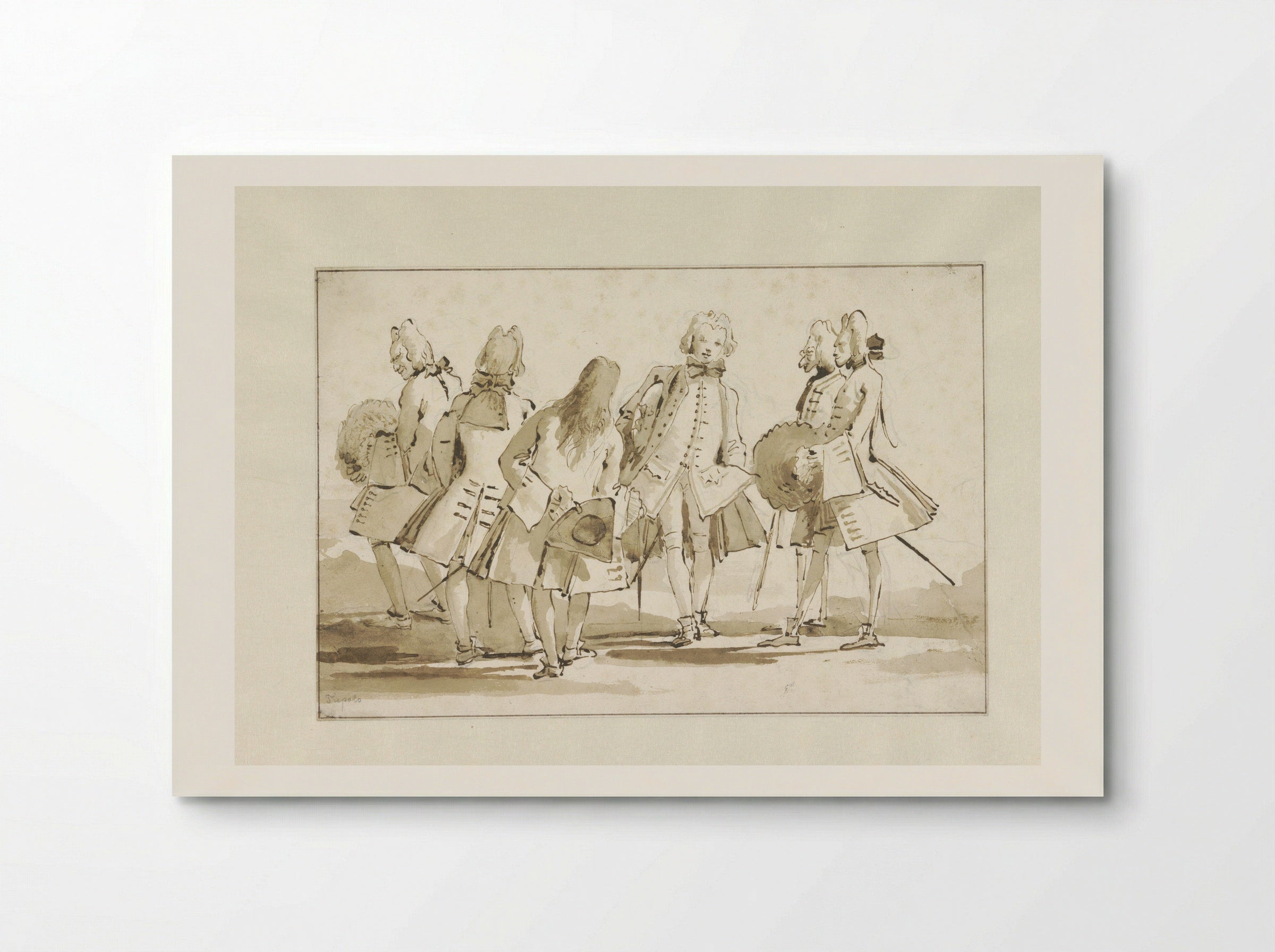 Venetiaanse pantoffelparade - Giovanni Battista Tiepolo - Poster