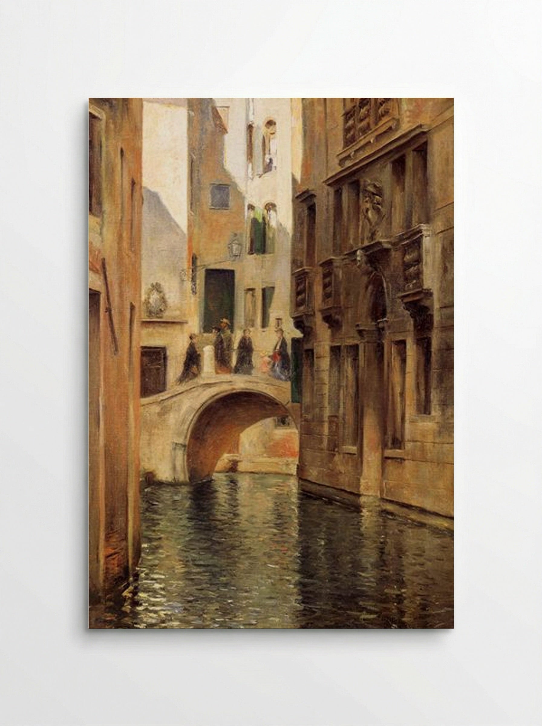 Venetian Canal - Julius LeBlanc Stewart - Poster