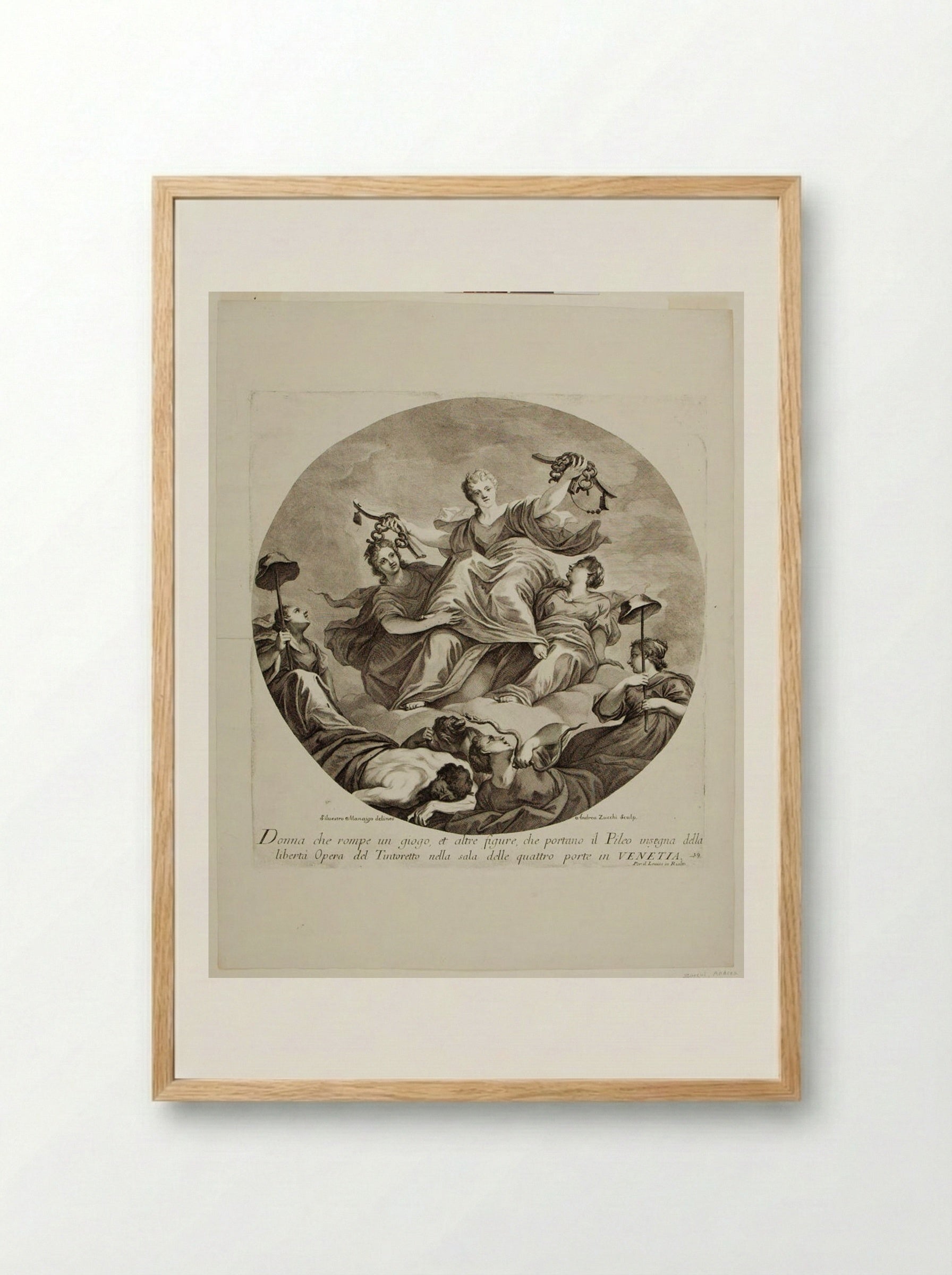 Venice Protector of Liberty - Andrea Zucchi - Framed Print Wood
