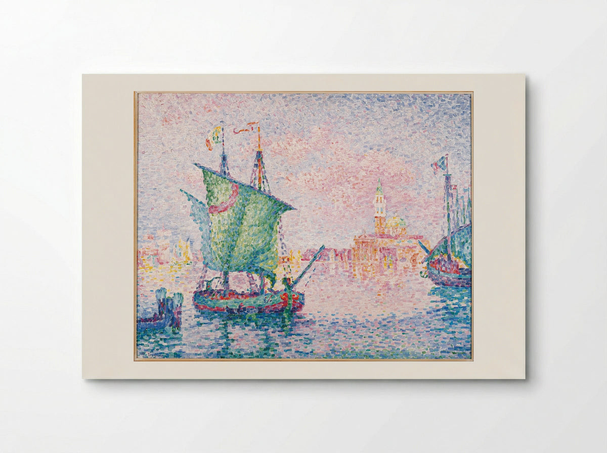 Venice, The Pink Cloud - Paul Signac - Poster