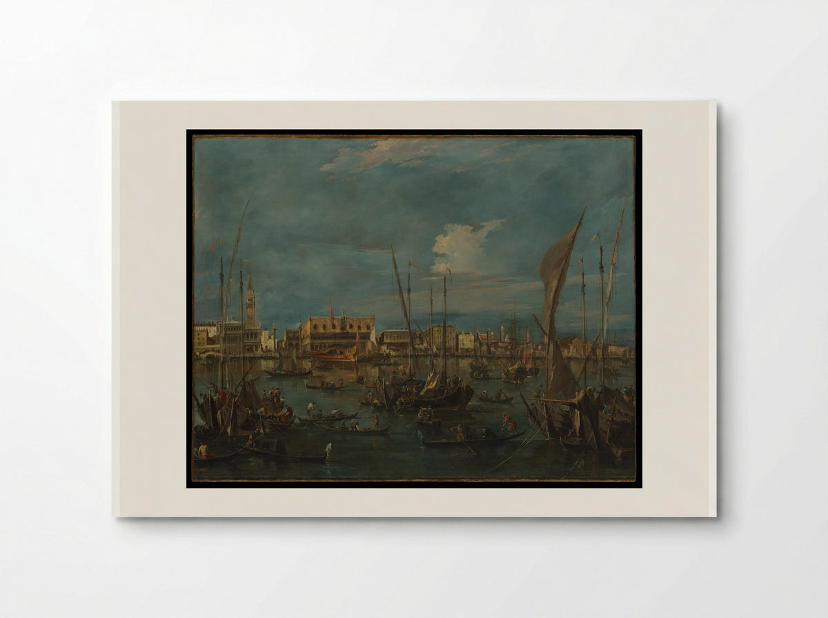 Venice from the Bacino di San Marco - Francesco Guardi - Poster