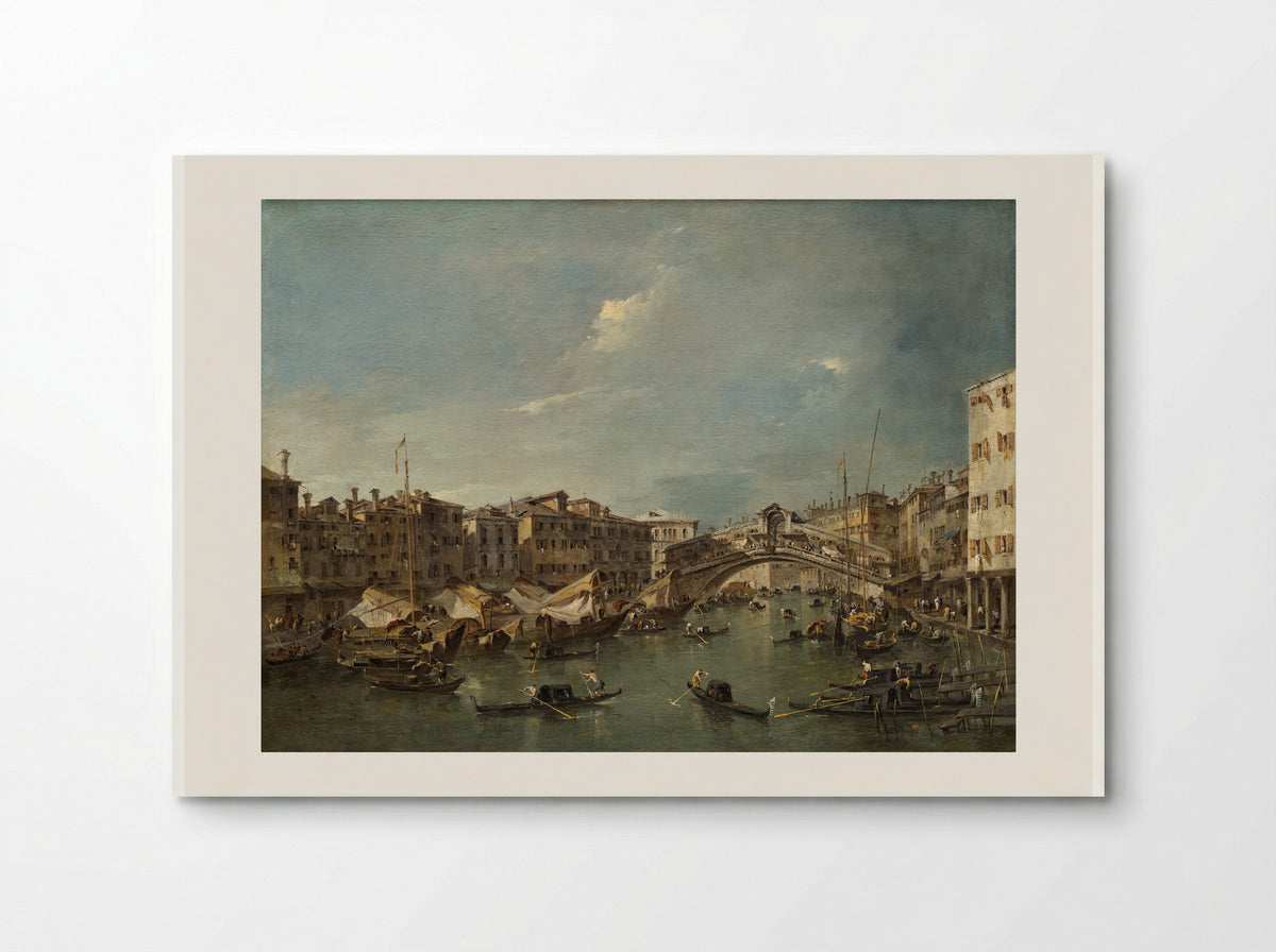 Venice: The Rialto - Francesco Guardi - Poster