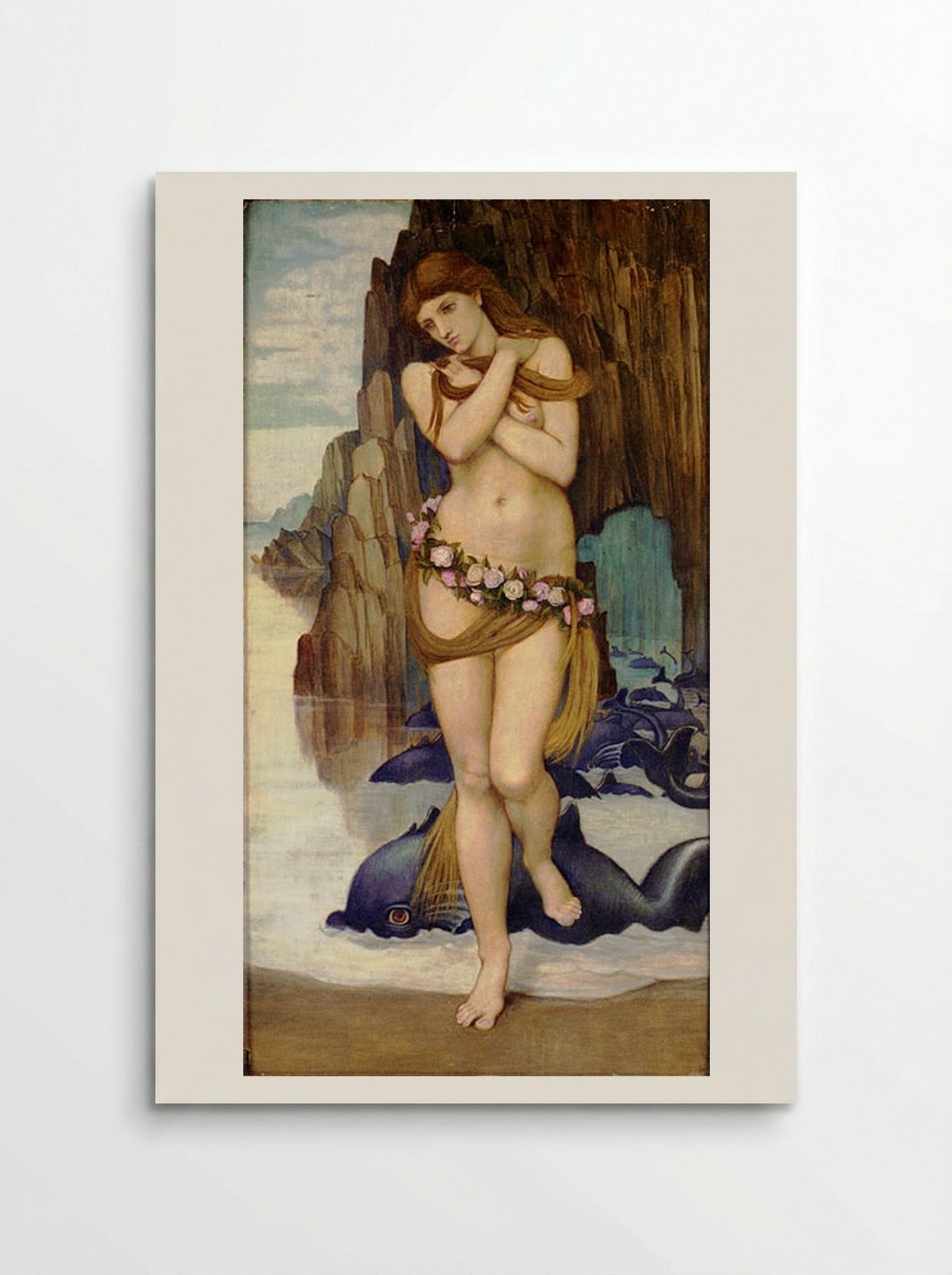 Venus Rising From The Sea - John Roddam Spencer Stanhope - Poster