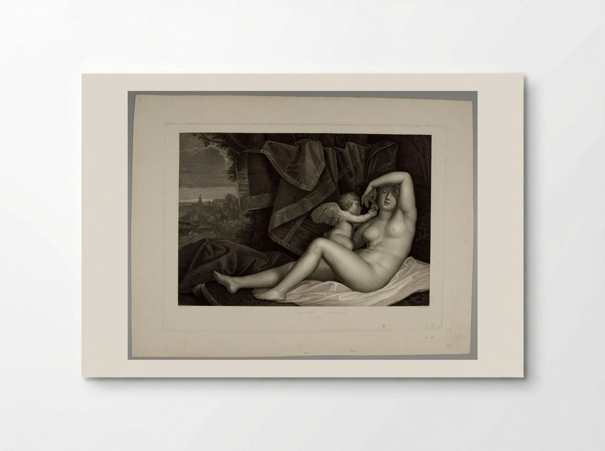 Venus and Cupid - Pietro Bonato - Poster