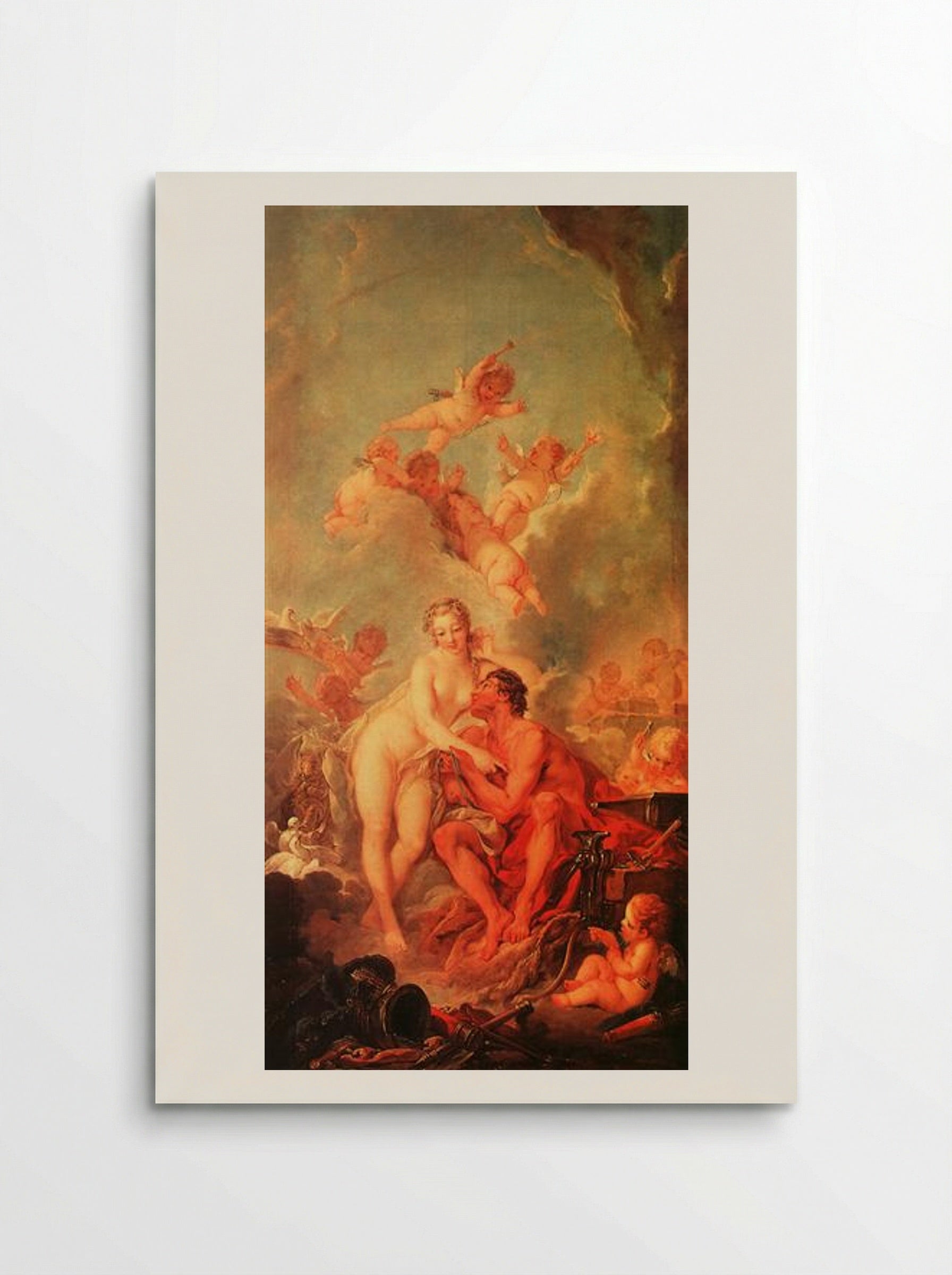 Venus and Vulcan - François Boucher - Poster