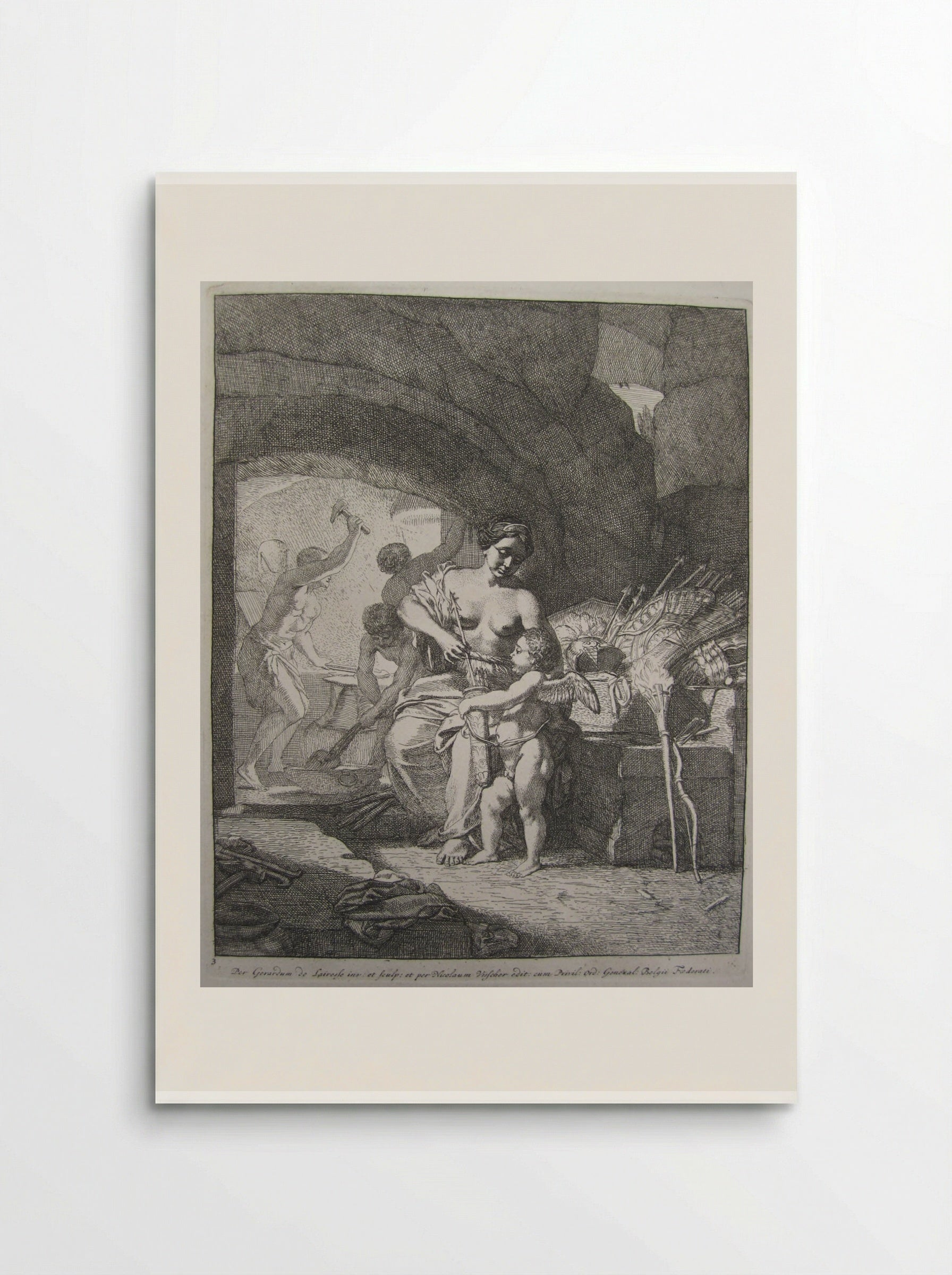 Venus replenishing Cupid's quiver with arrows - Gérard de Lairesse - Poster