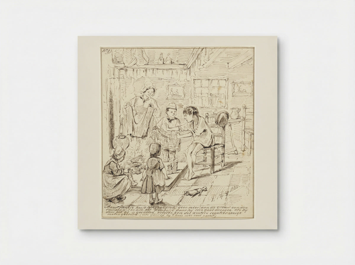 Verhaal van de jongen Jantje, nr. 2 - Pieter van Loon - Poster
