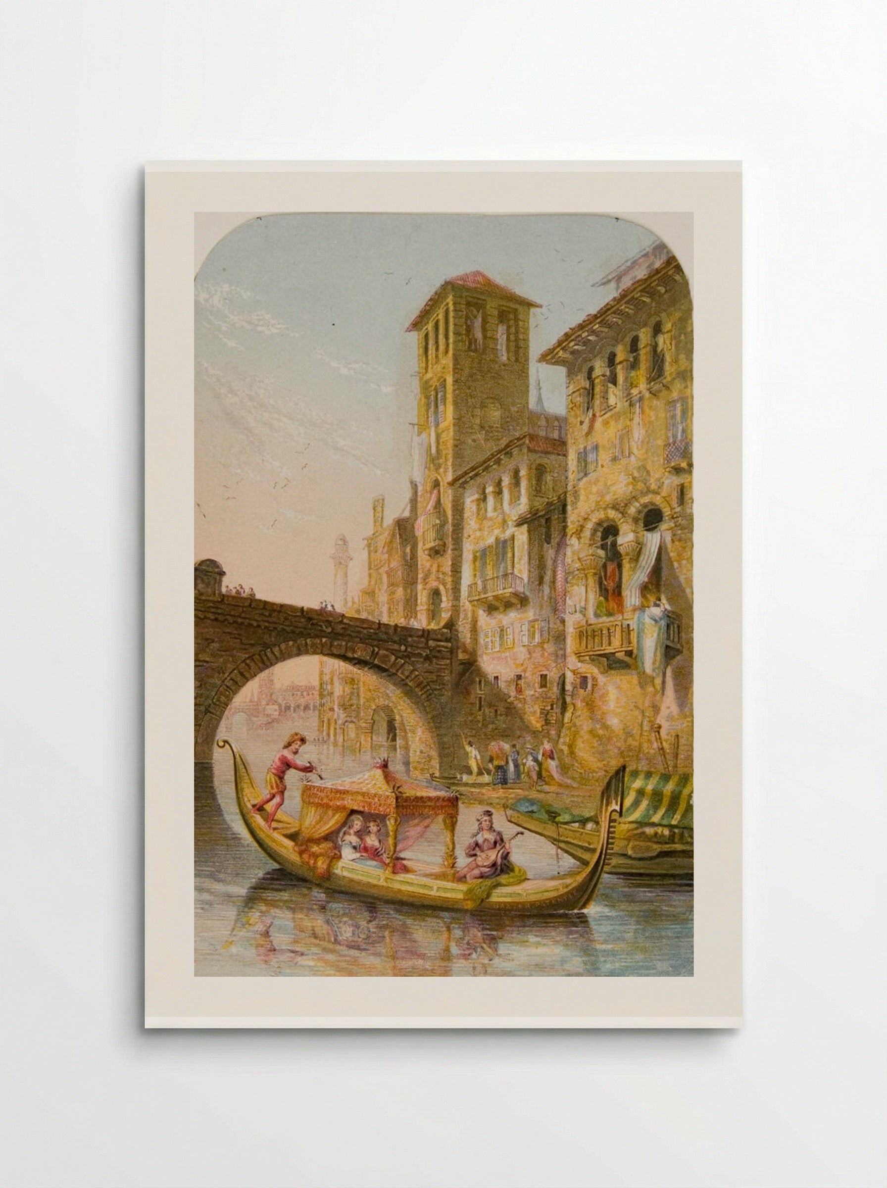 Verona (Evening Scene) - George Baxter - Poster