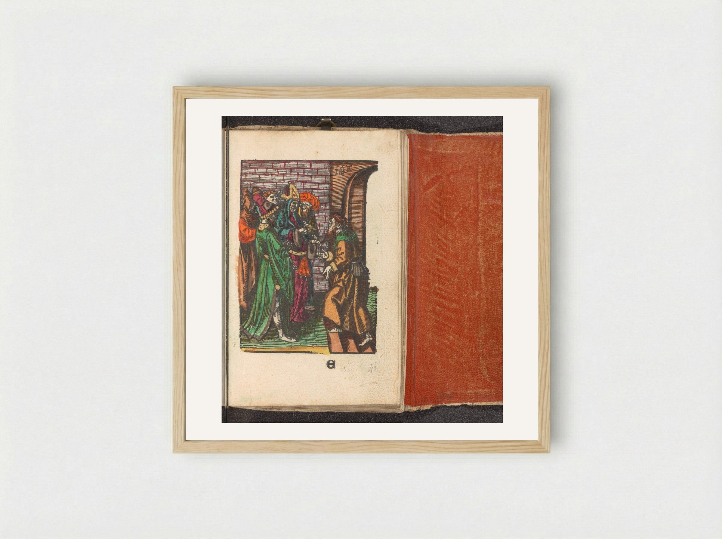 Verraad van Judas - Doen Pietersz. - Framed Print Wood