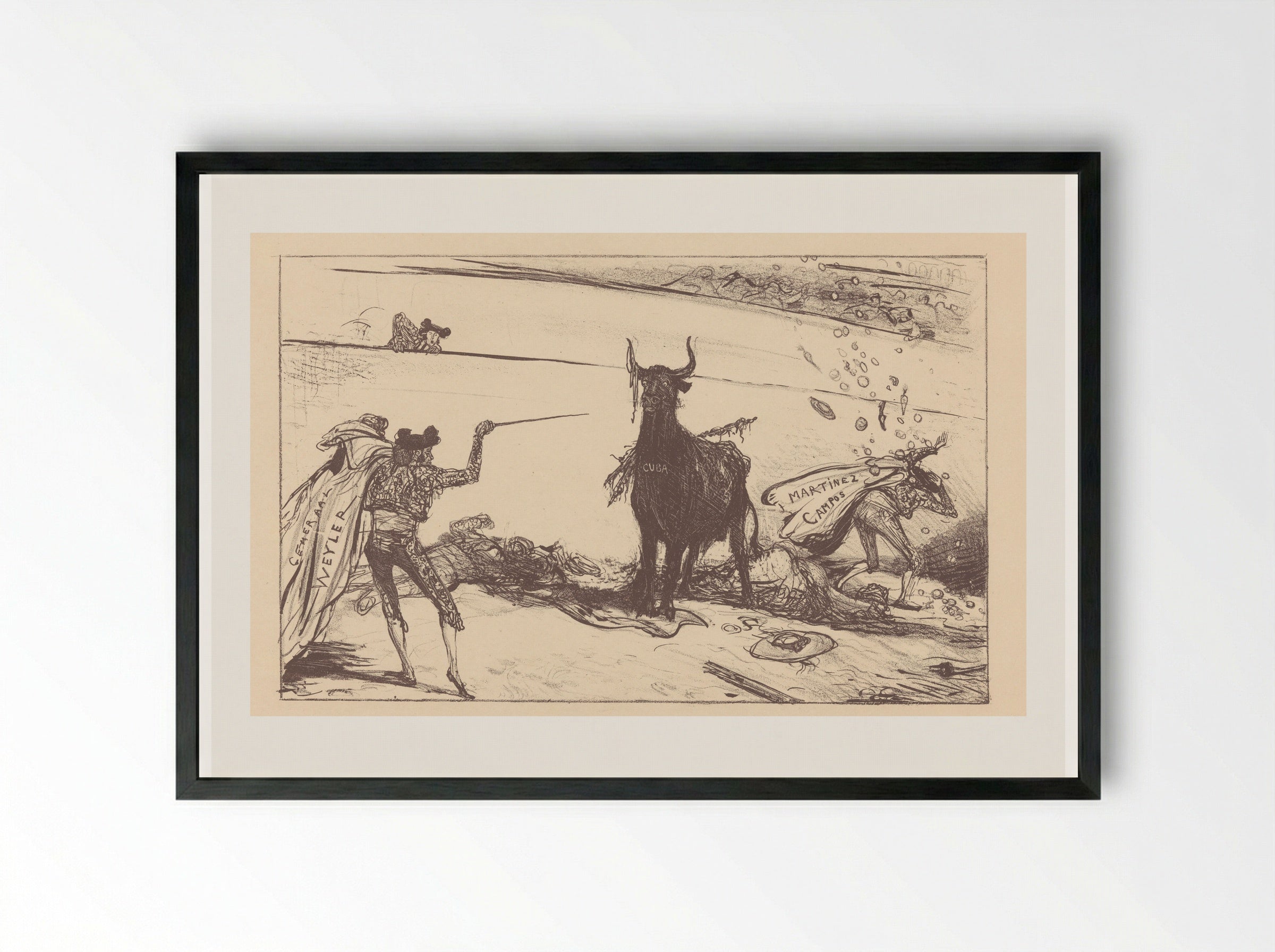 Versche krachten (Fresh Forces) - Marius Bauer - Framed Print Black