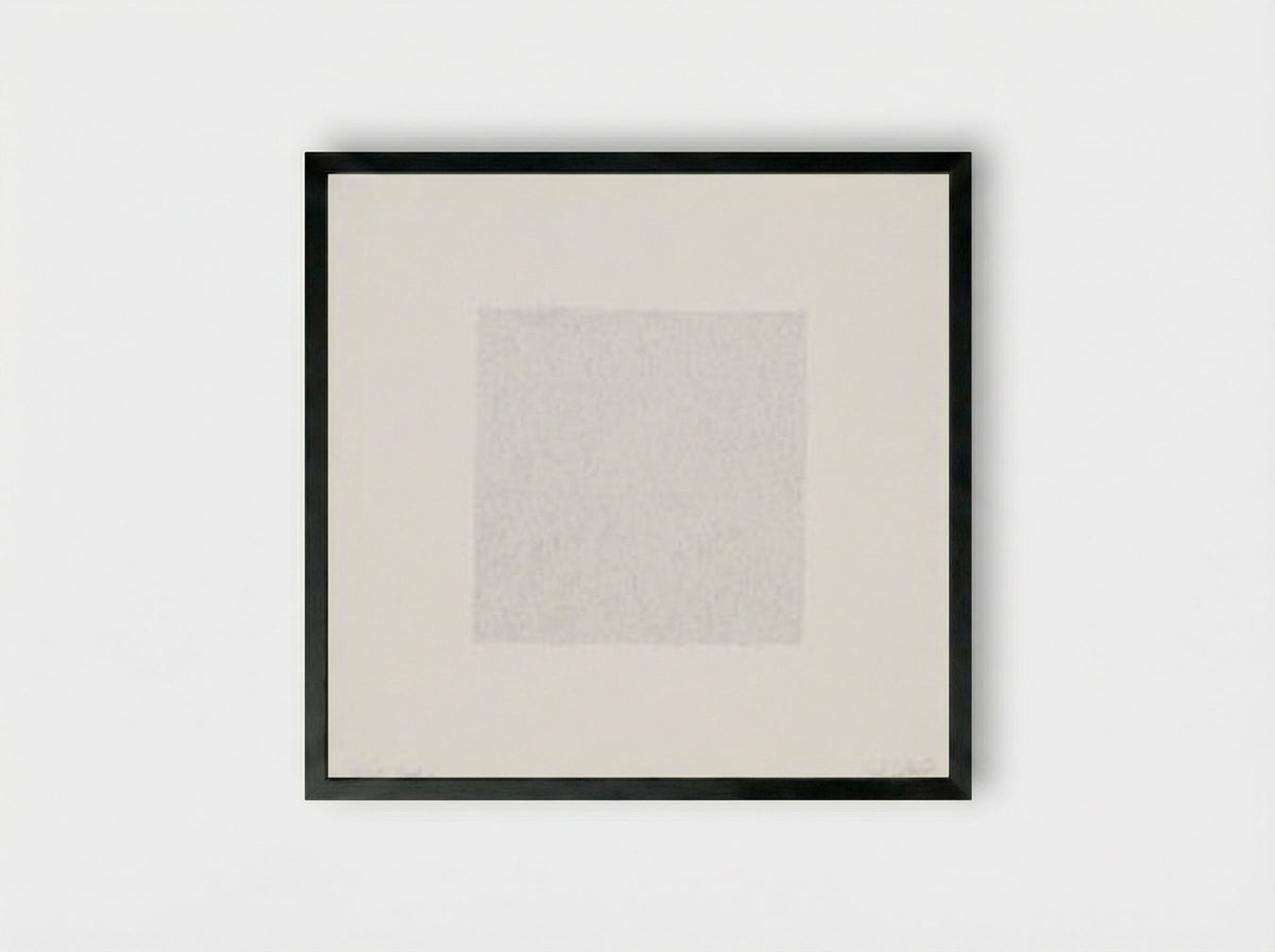 Vertical Lines, Not Touching - Sol LeWitt - Framed Print Black