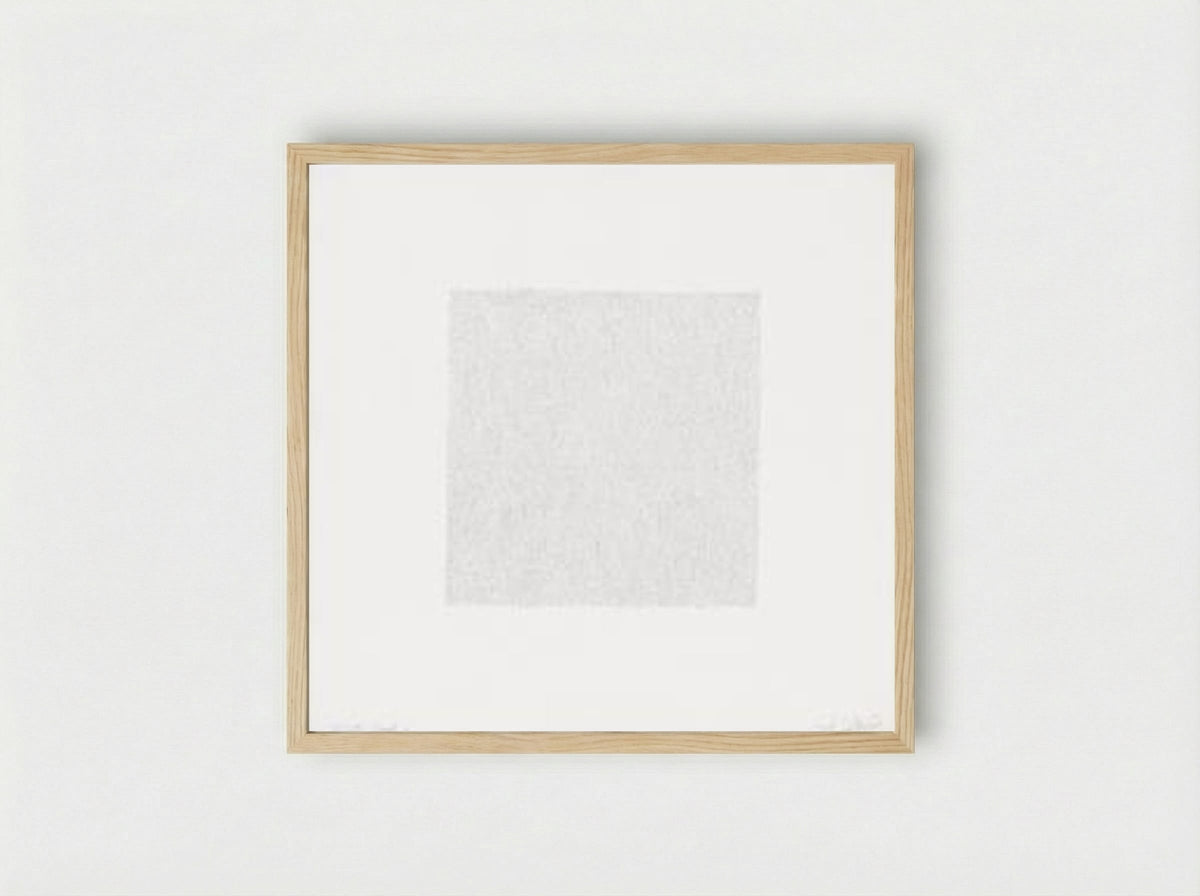 Vertical Lines, Not Touching - Sol LeWitt - Framed Print Wood