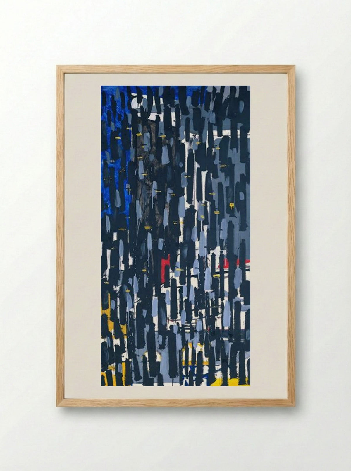 Vertical: January 1956 - Patrick Heron - Framed Print Wood
