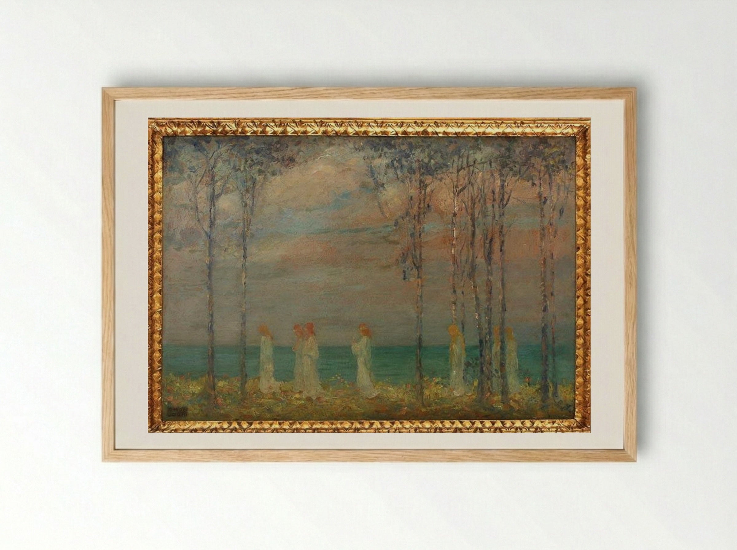 Vestale - Kimon Loghi - Framed Print Wood