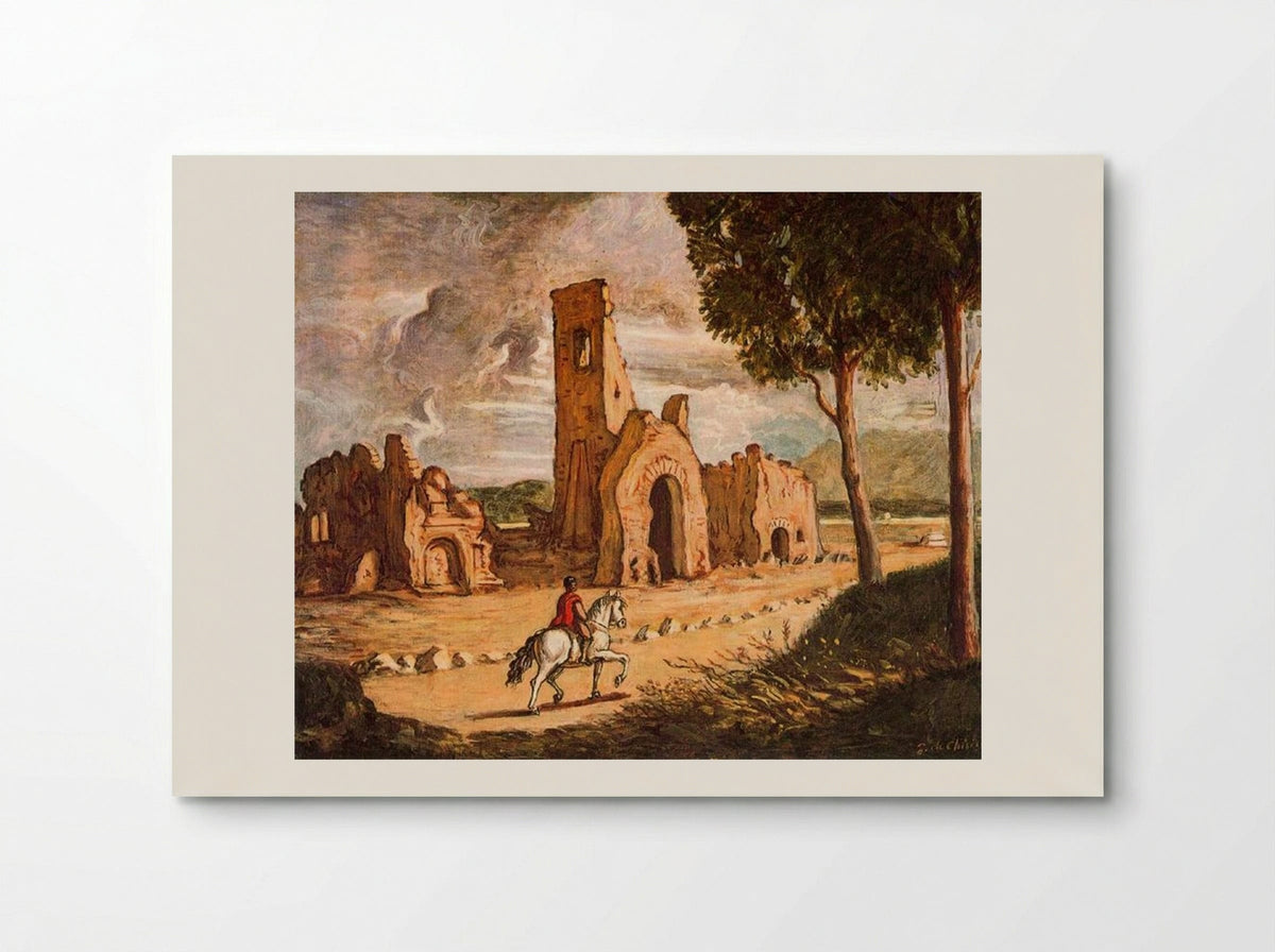 Via Appia - Giorgio de Chirico - Poster