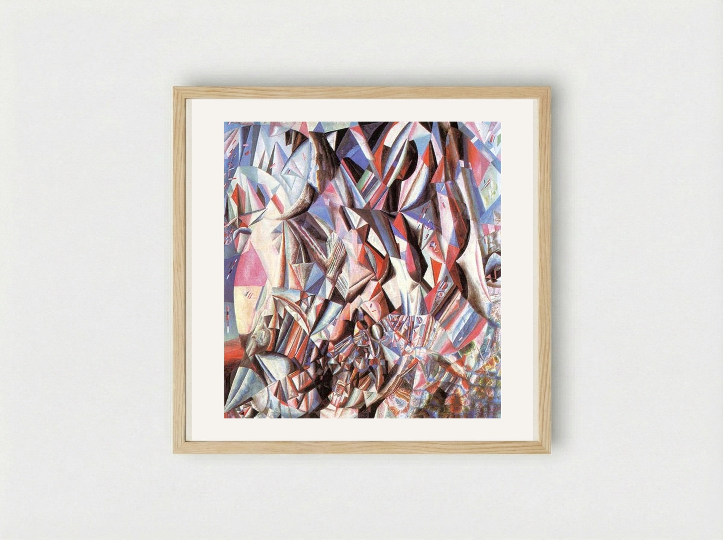 Victory over Eternity - Pavel Filonov - Framed Print Wood