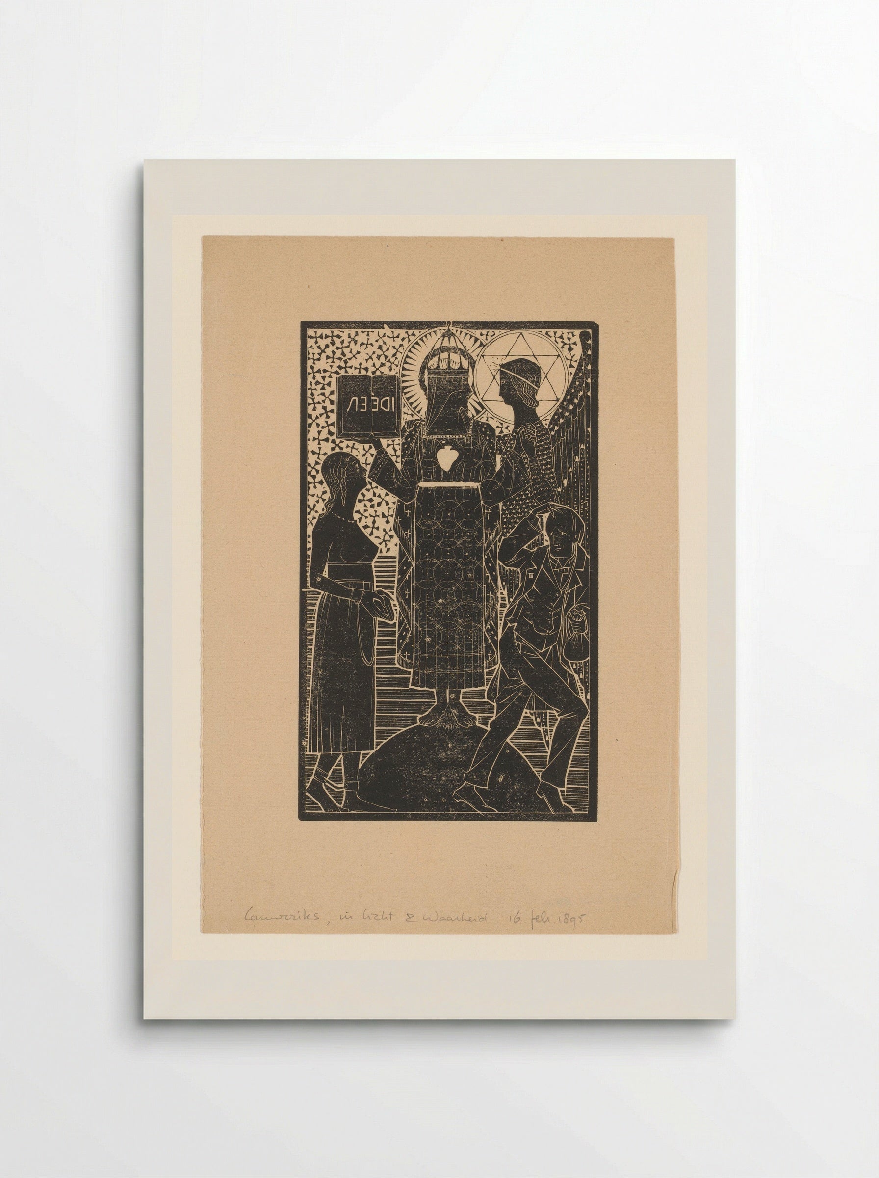 Vier figuren (In Licht en Waarheid) - Mathieu Lauweriks - Poster