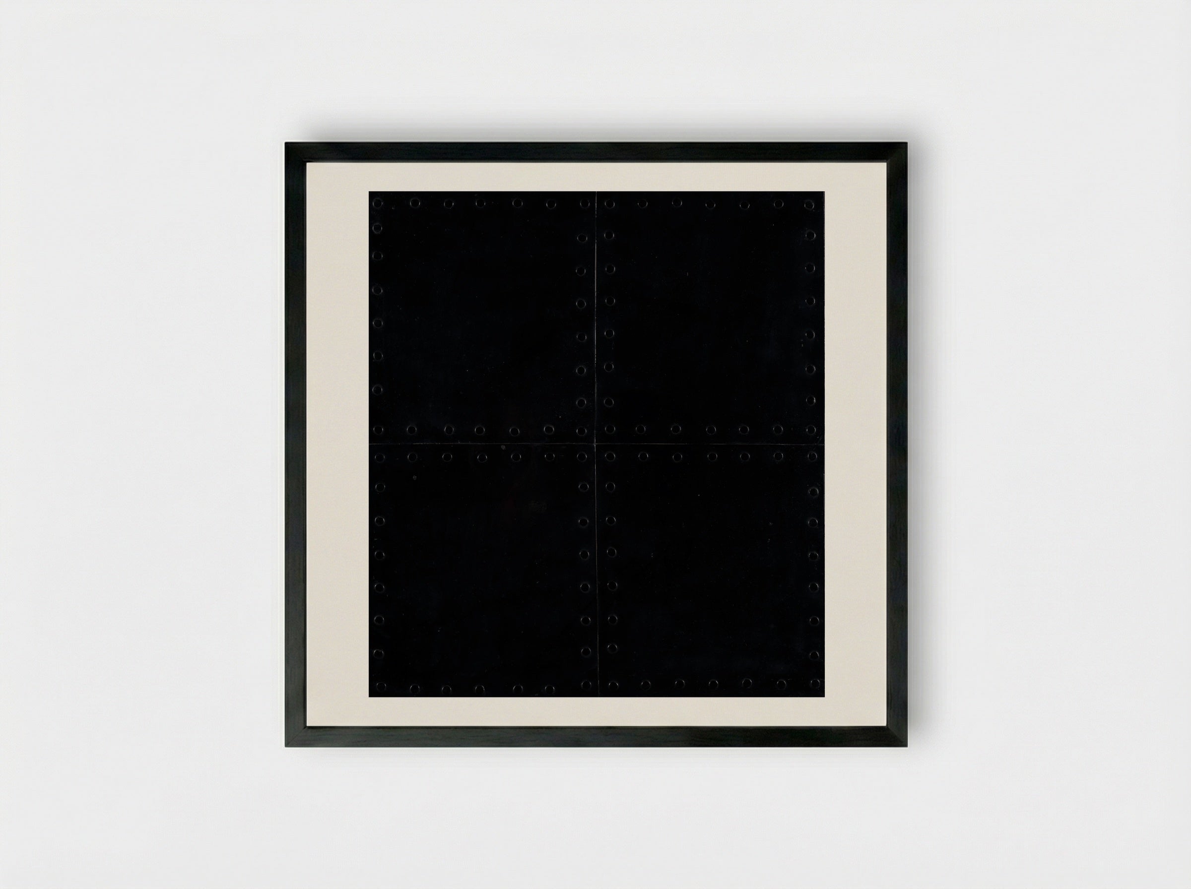 Vier maal zwart - Armando - Framed Print Black