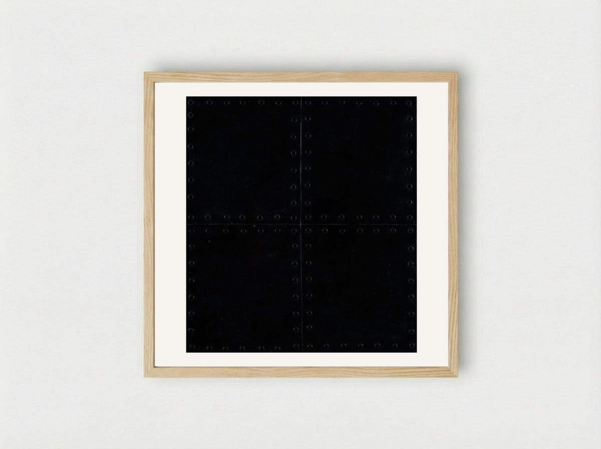 Vier maal zwart - Armando - Framed Print Wood