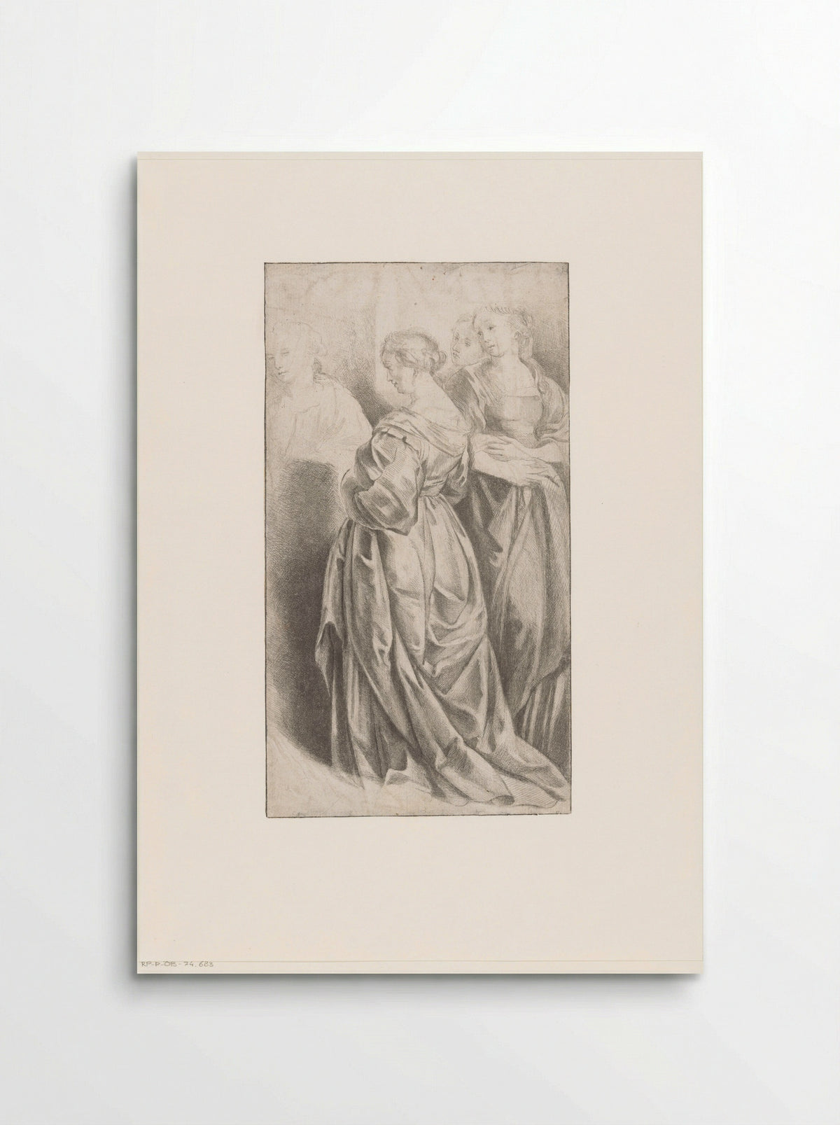 Vier staande vrouwen - Claude Henri Watelet - Poster