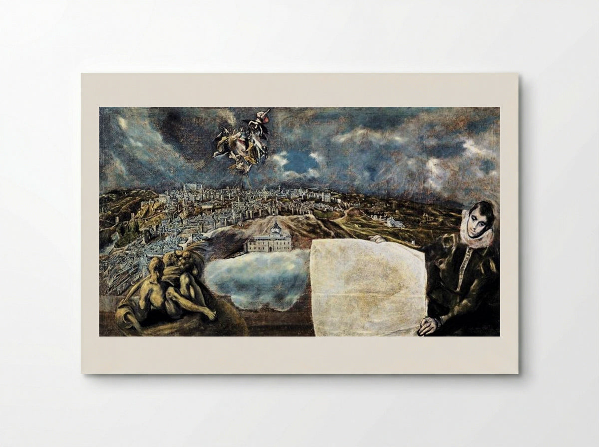 View and Plan of Toledo - El Greco - Poster