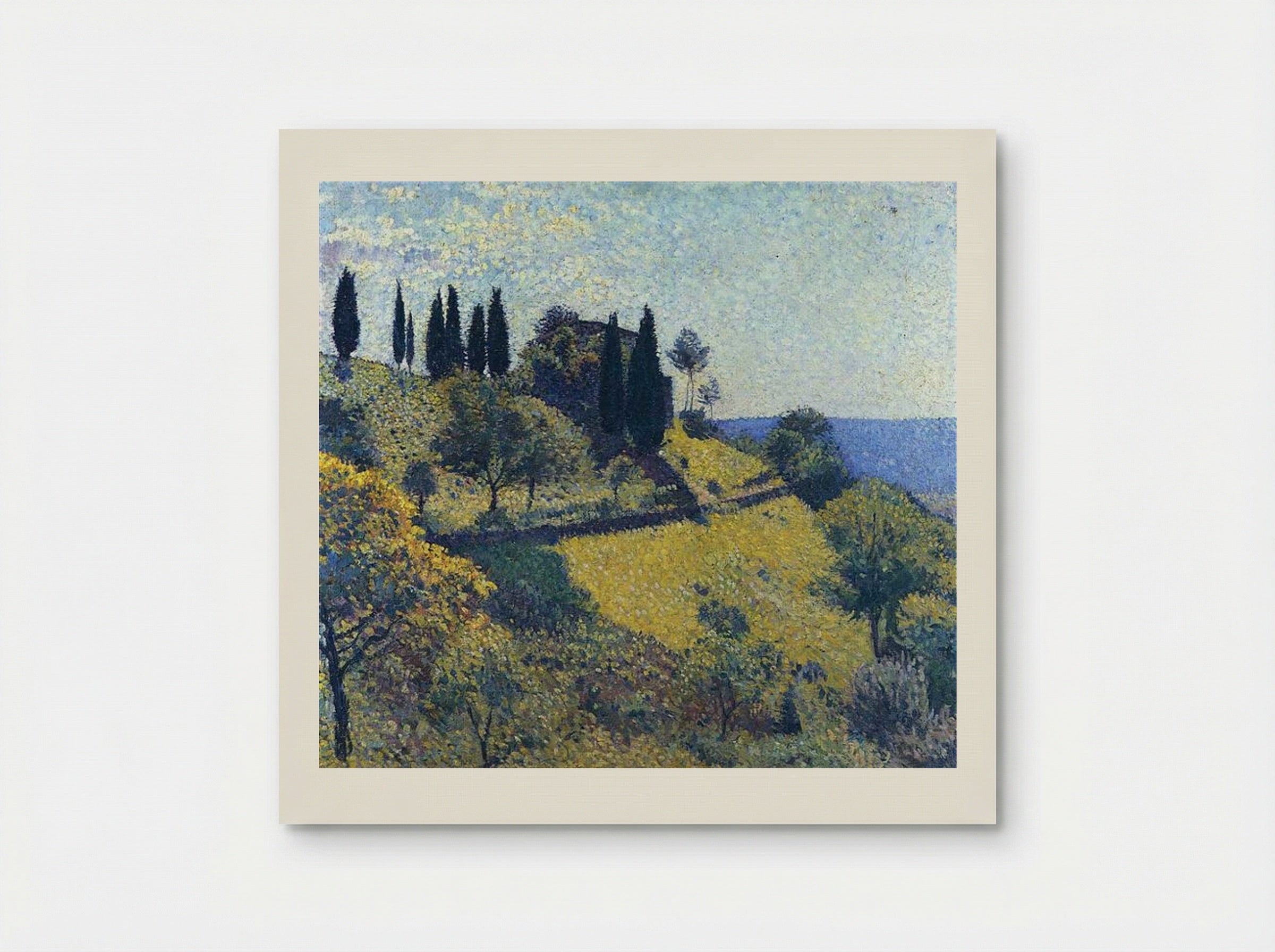 View from the Artist's Studio - Henri Martin - Poster