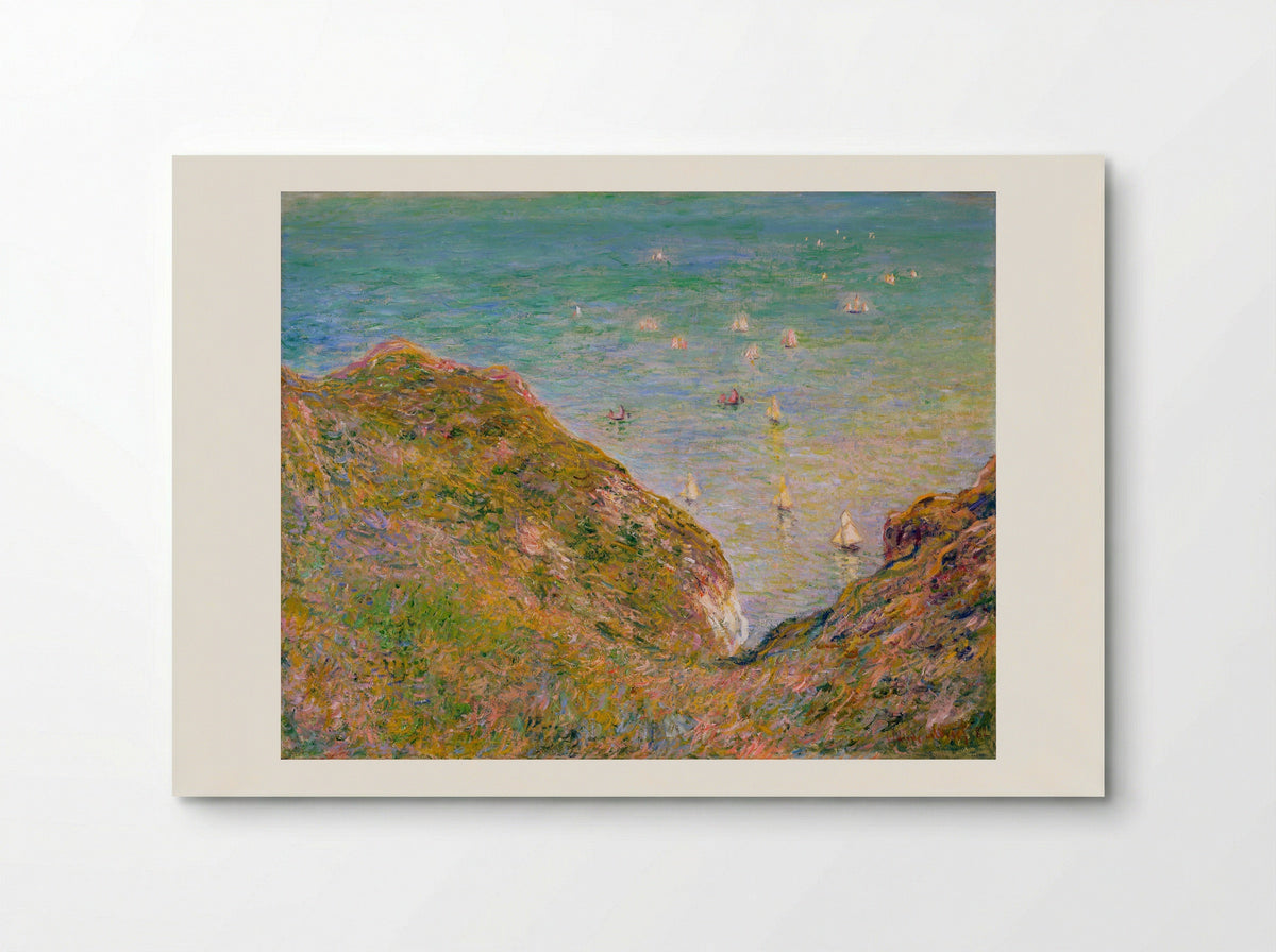 View from the Cliff at Pourville, Bright Weather - Claude Monet - Poster