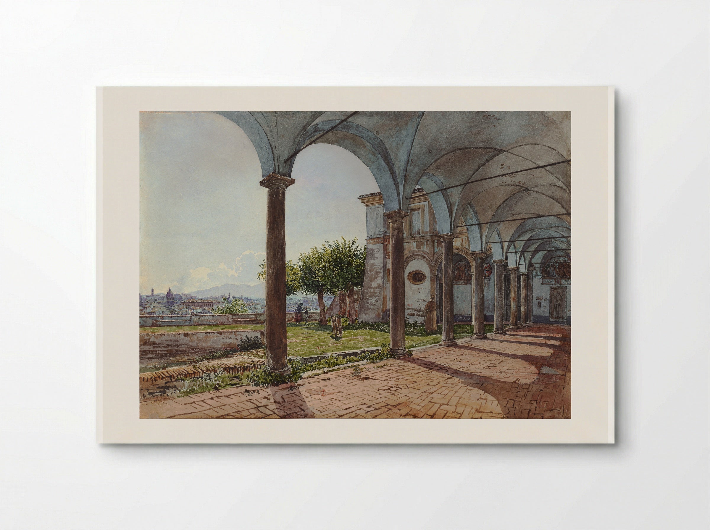View from the Monastery of Sant'Onofrio in Rome - Rudolf von Alt - Poster