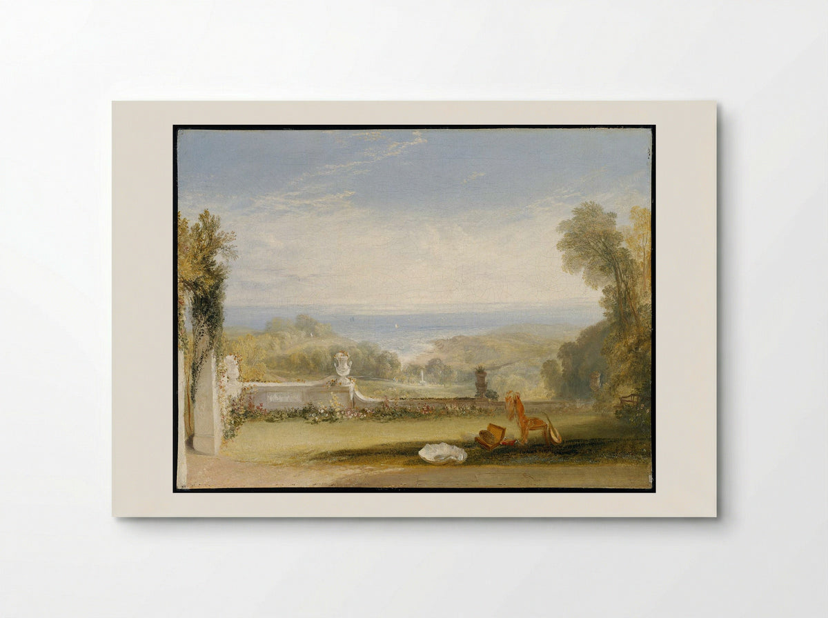 View from the Terrace of a Villa at Niton, Isle of Wight - J.M.W. Turner - Poster