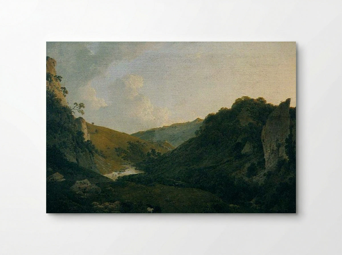 View in Dovedale - Joseph Wright of Derby - Poster