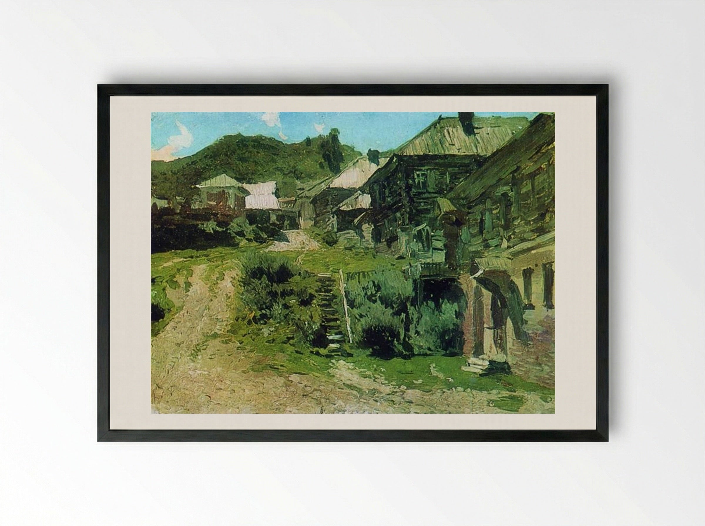 View in Plyos - Isaac Levitan - Framed Print Black