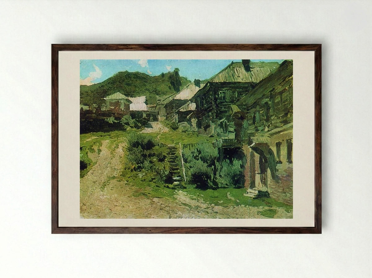 View in Plyos - Isaac Levitan - Framed Print Dark Wood