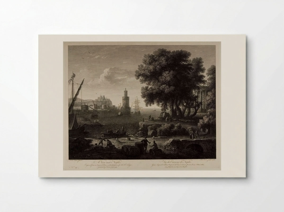View near Naples - François Vivares - Poster