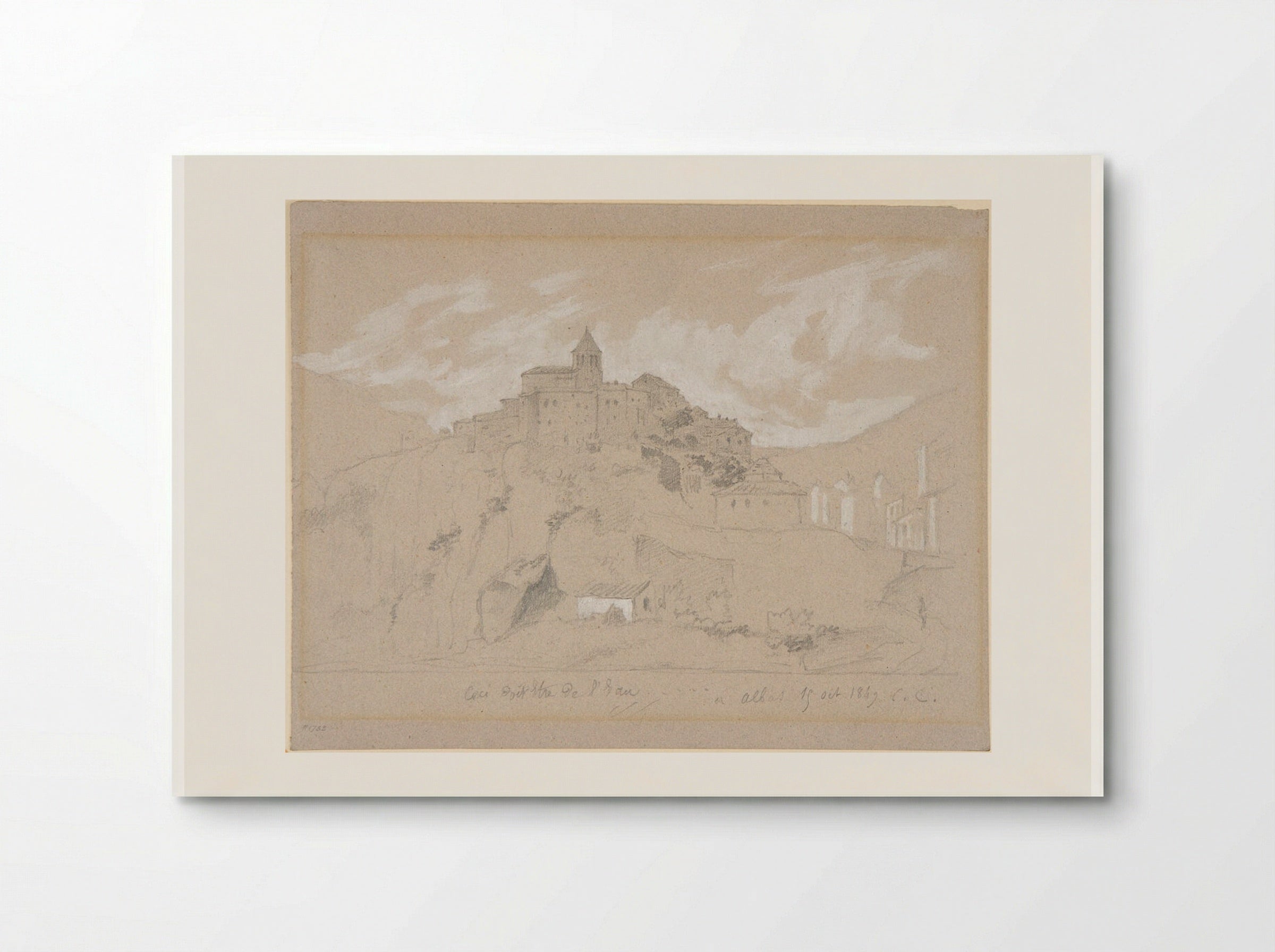 View of Albas, France - Jean-Baptiste-Camille Corot - Poster
