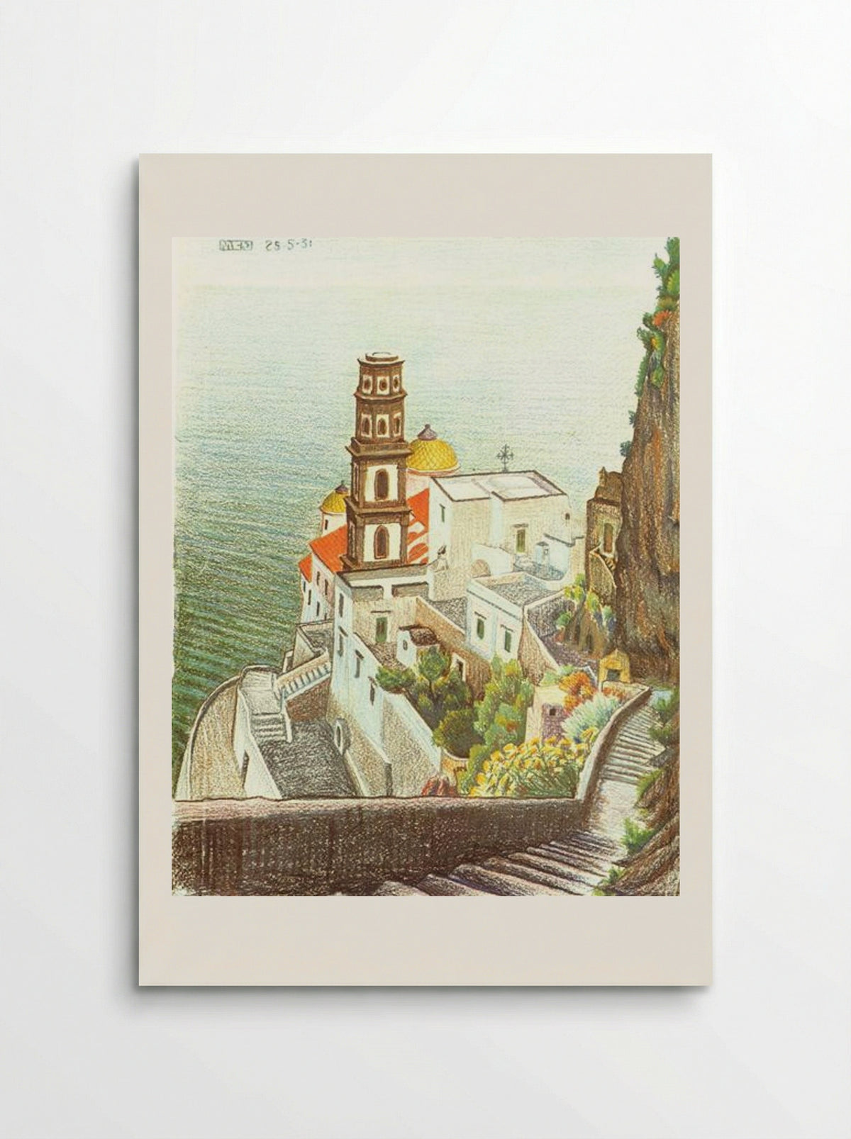 View of Atrani - M.C. Escher - Poster