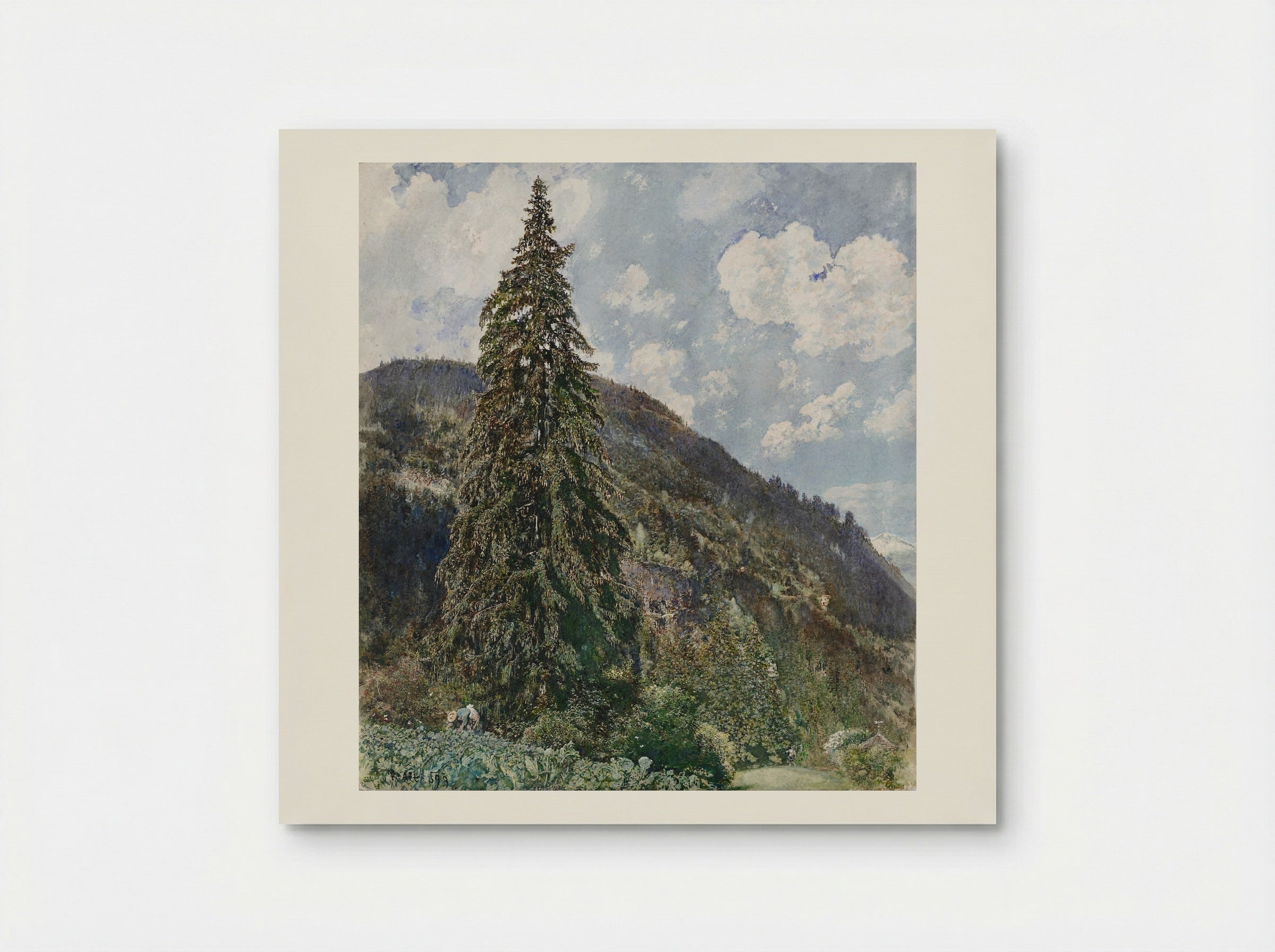 View of Bad Gastein - Rudolf von Alt - Poster
