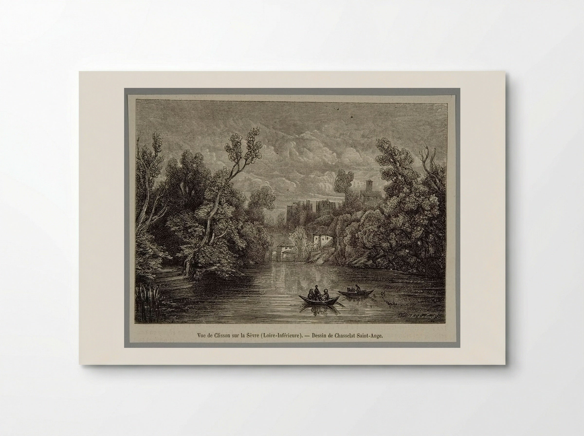 View of Clisson on the Sèvre - Best et Cie - Poster