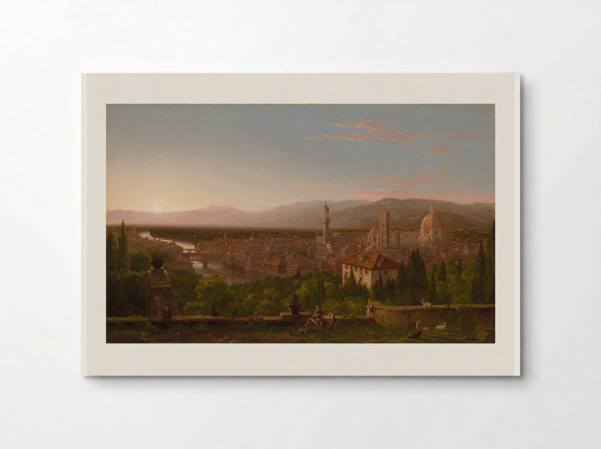 View of Florence - Thomas Cole - Poster