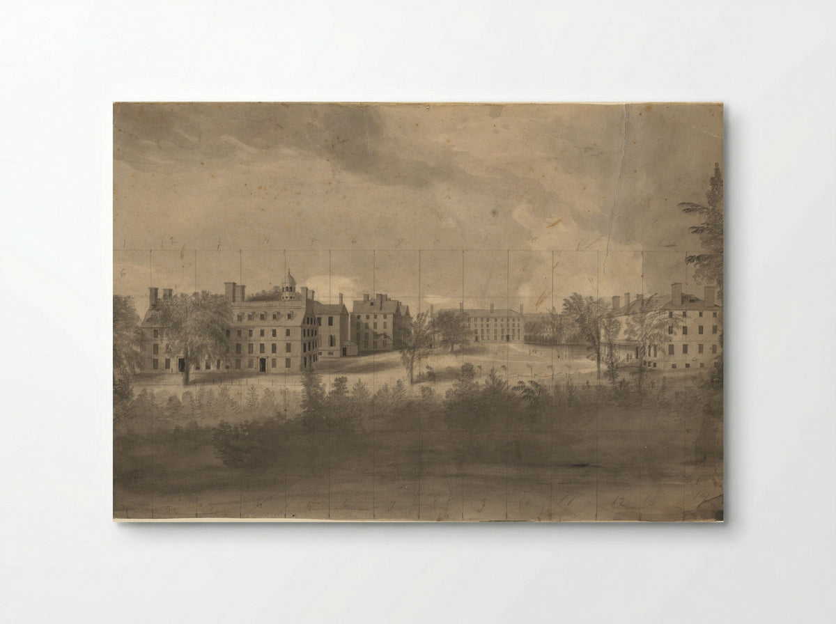 View of Harvard College - Alvan Fisher - Poster