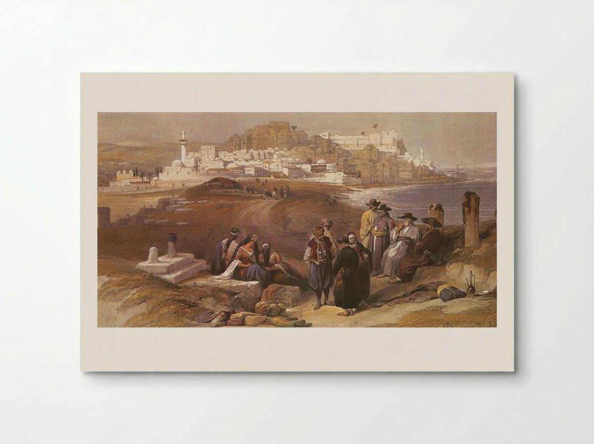 View of Jaffa from the South - David Roberts - Poster