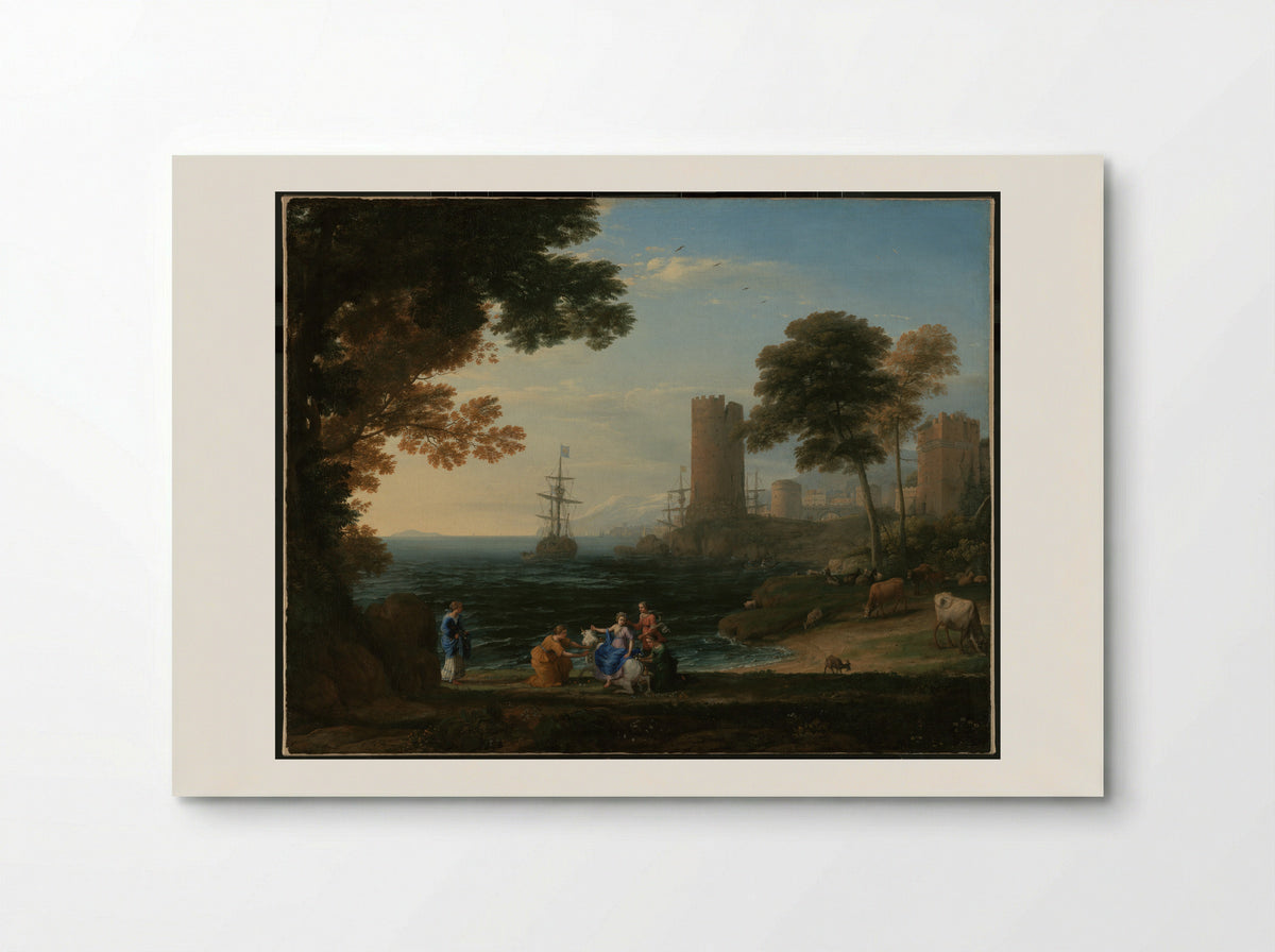 View of La Crescenza - Claude Lorrain - Poster