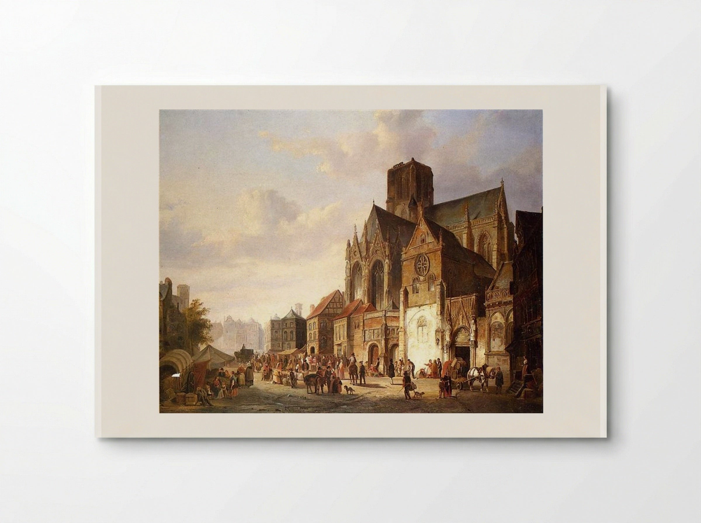 View of Montelspran - Cornelis Springer - Poster