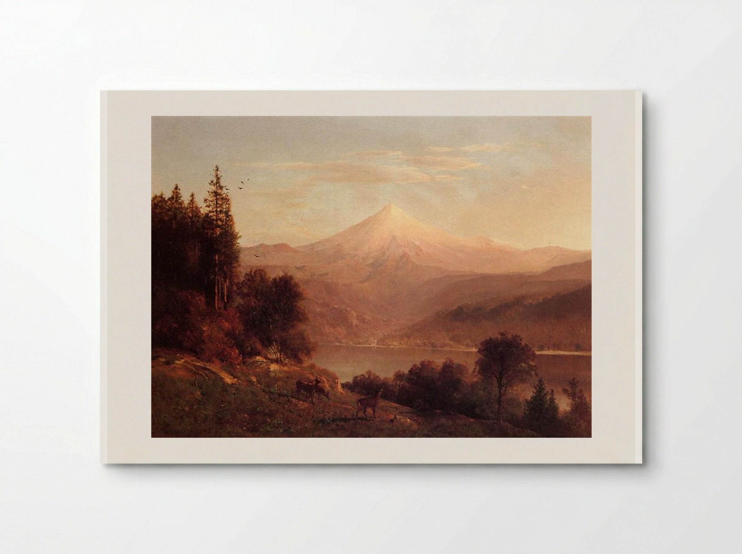 View of Mount Hood - Thomas Hill - Poster