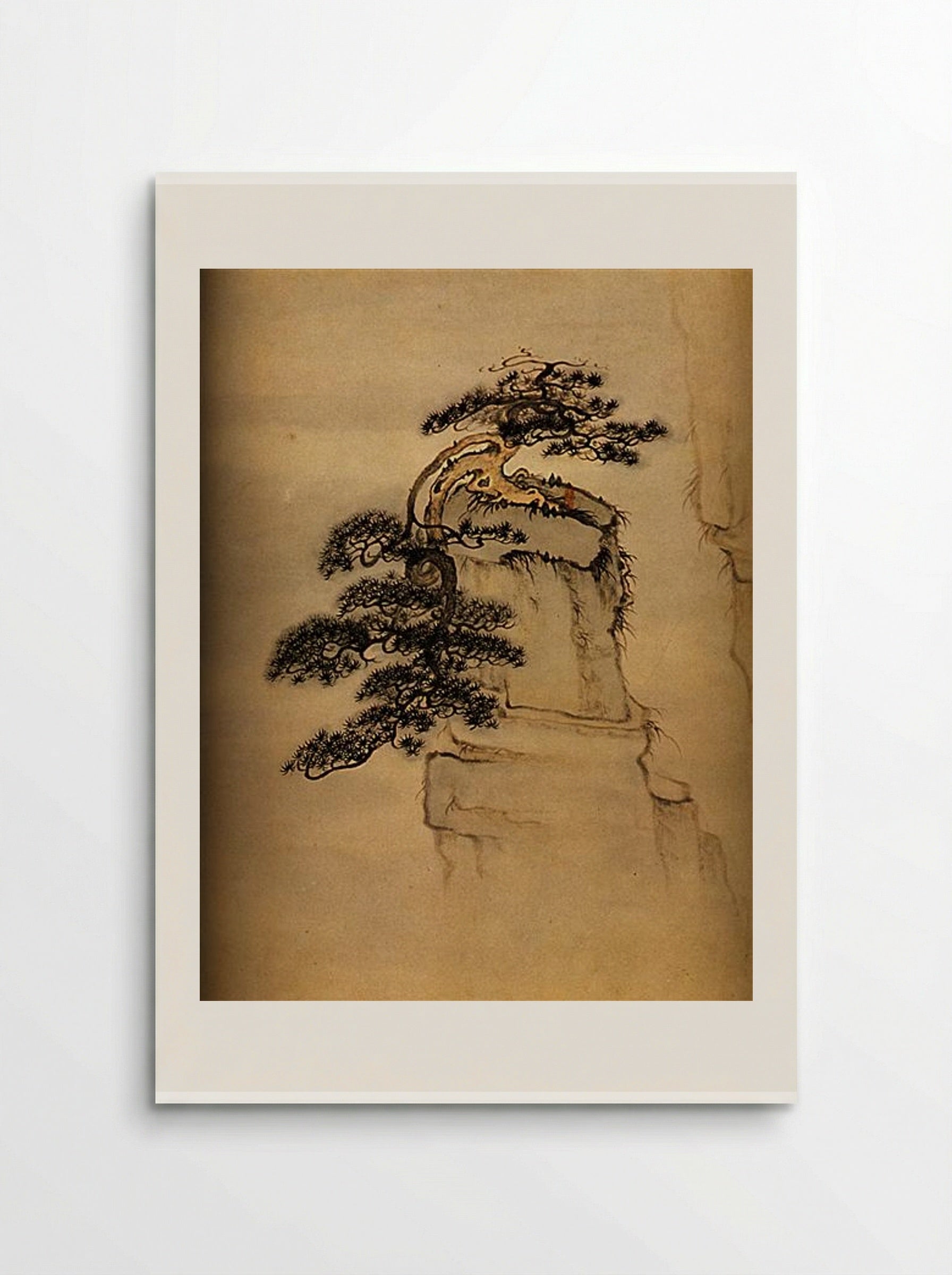 View of Mount Huang - Shitao - Poster