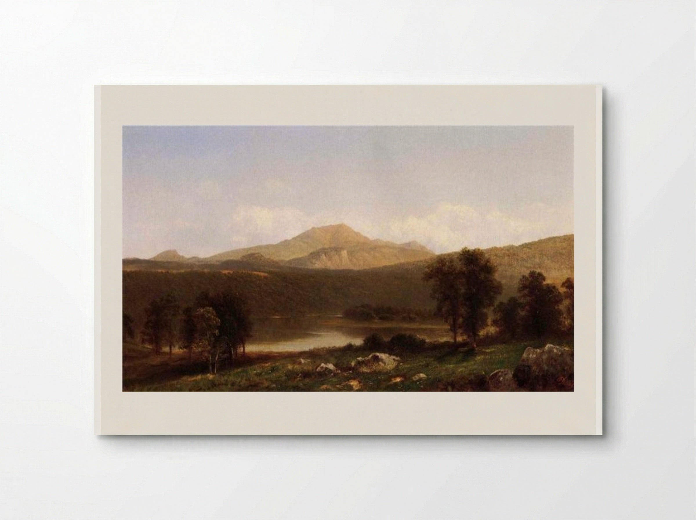 View of Mt. Lafayette, New Hampshire - David Johnson - Poster